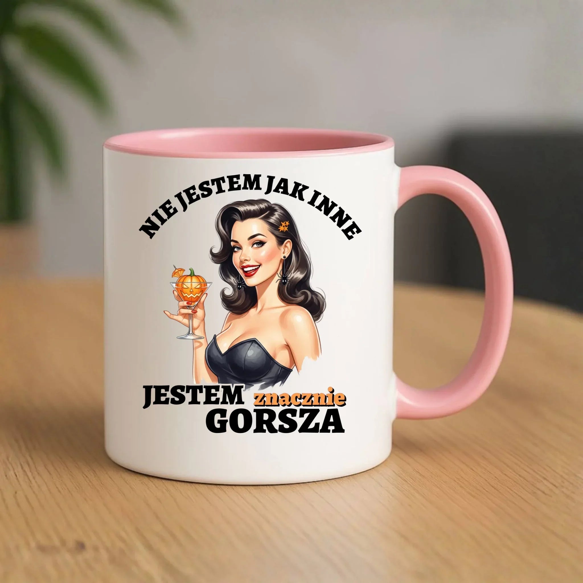 Kubek damski halloweenowy - Nie jestem jak inne HL24 - StoryCups.pl