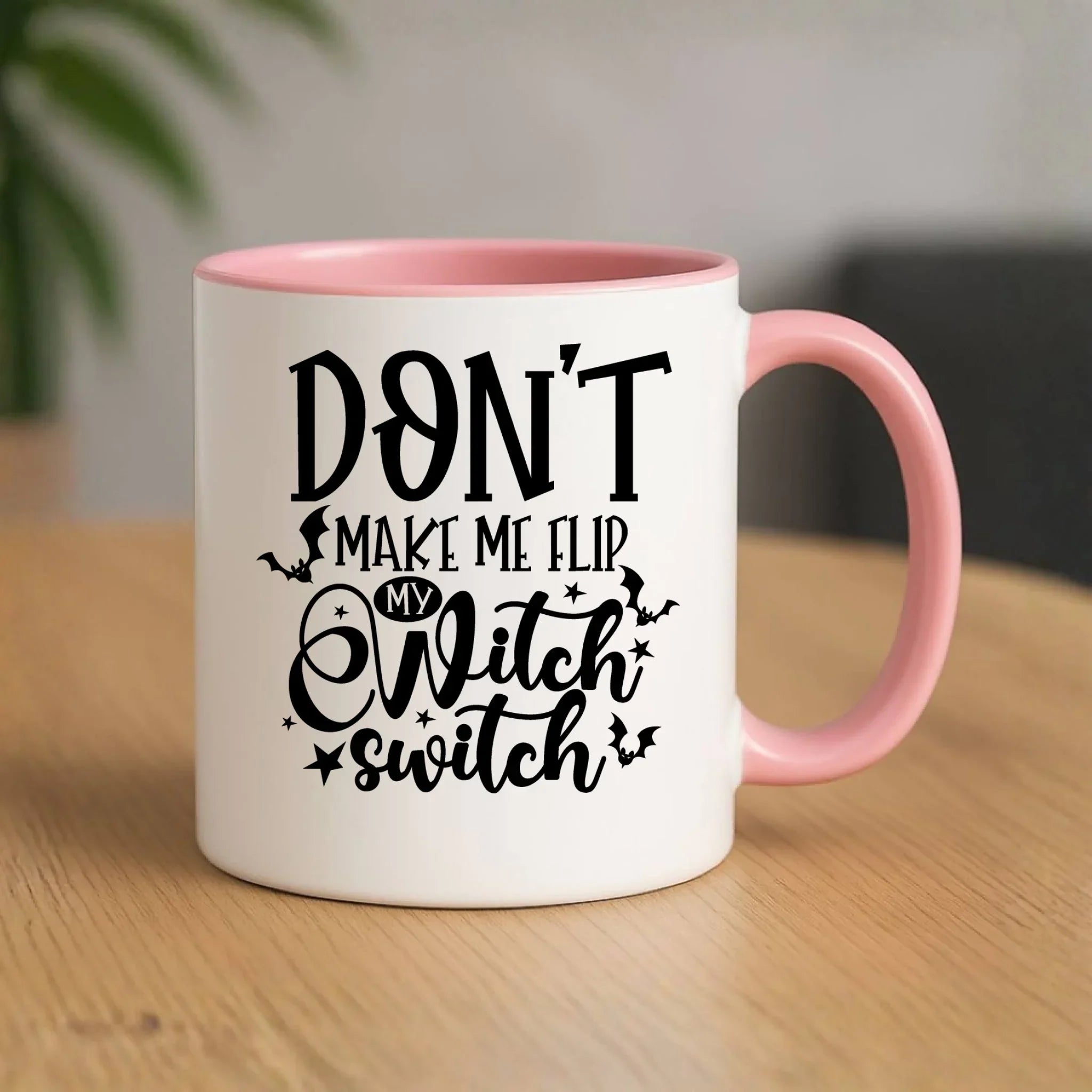 Kubek na Halloween - Don't make me flip my witch switch - śmieszny HL11 - StoryCups.pl