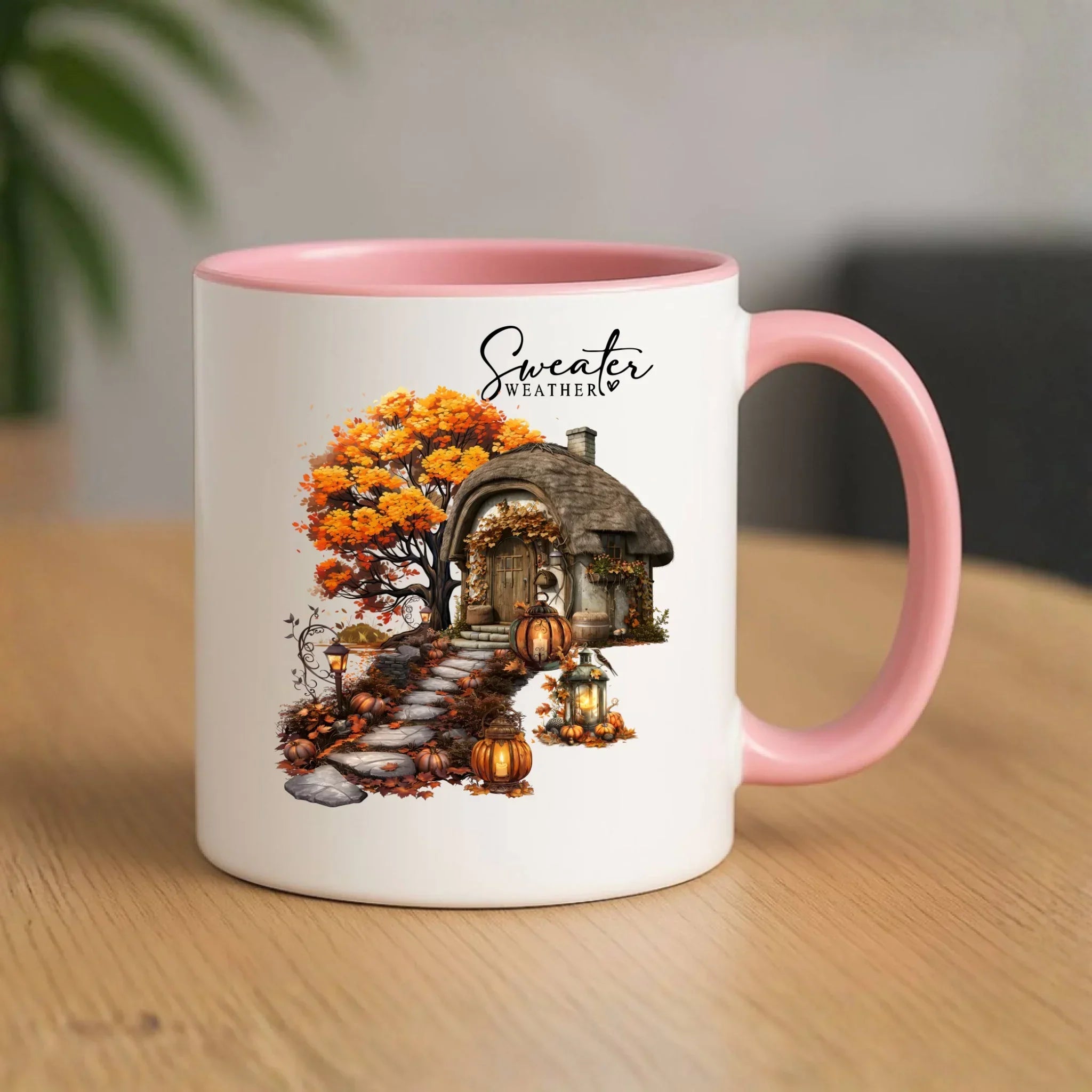 Kubek jesienny - Sweater weather JS15 - StoryCups.pl