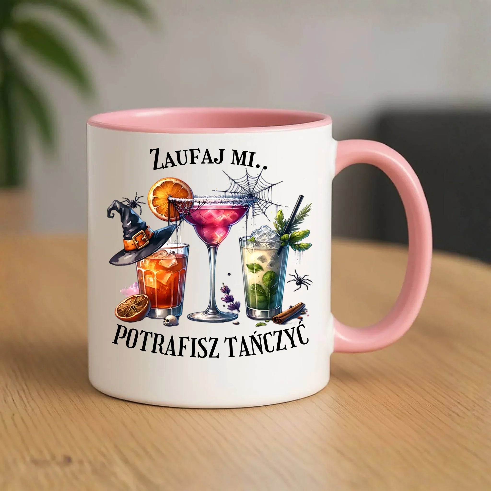 Kubek na Halloween - Zaufaj mi potrafisz tańczyć HL26 - StoryCups.pl