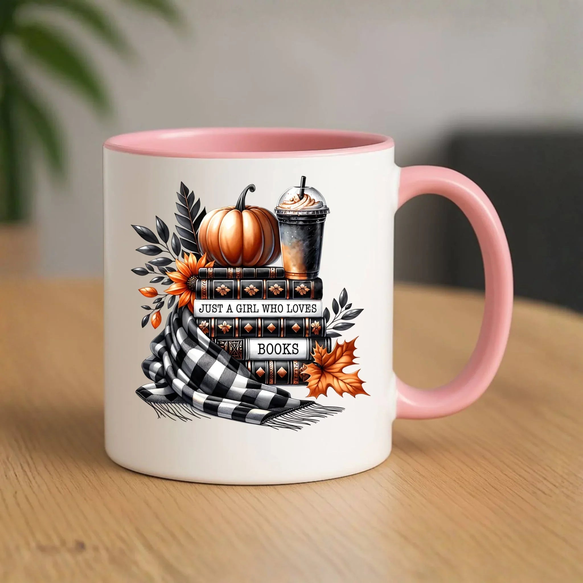 Kubek jesieniara - Książkara - prezent dla miłośniczki czytania książek JS13 - StoryCups.pl