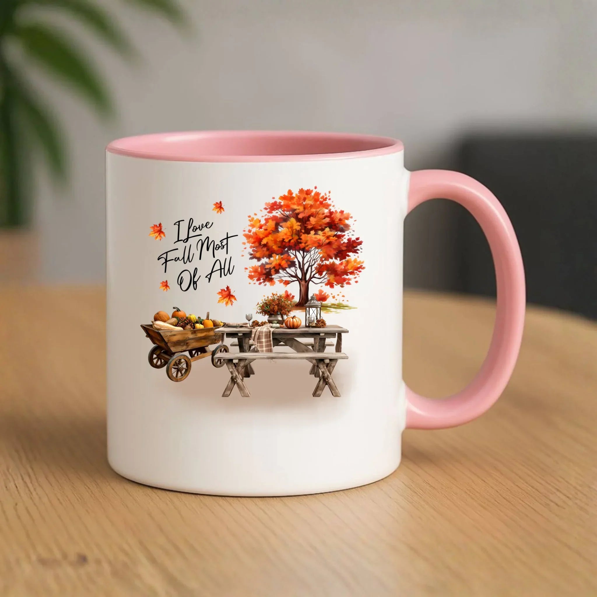 Kubek jesieniara - Jesienny piknik z dyniami JS04 - StoryCups.pl