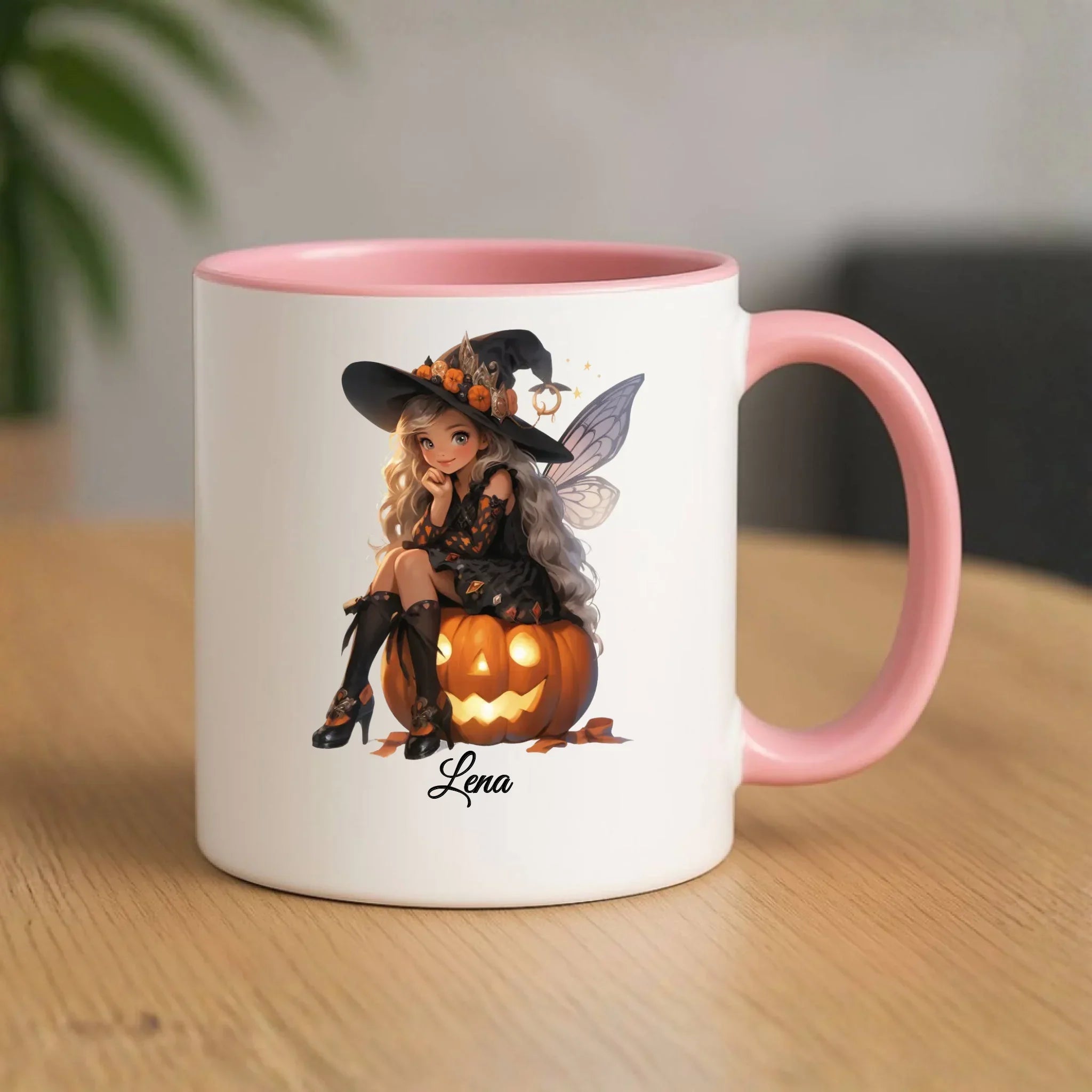 Kubek na Halloween - Wróżka - wybierz postać - personalizowany HL02 - StoryCups.pl