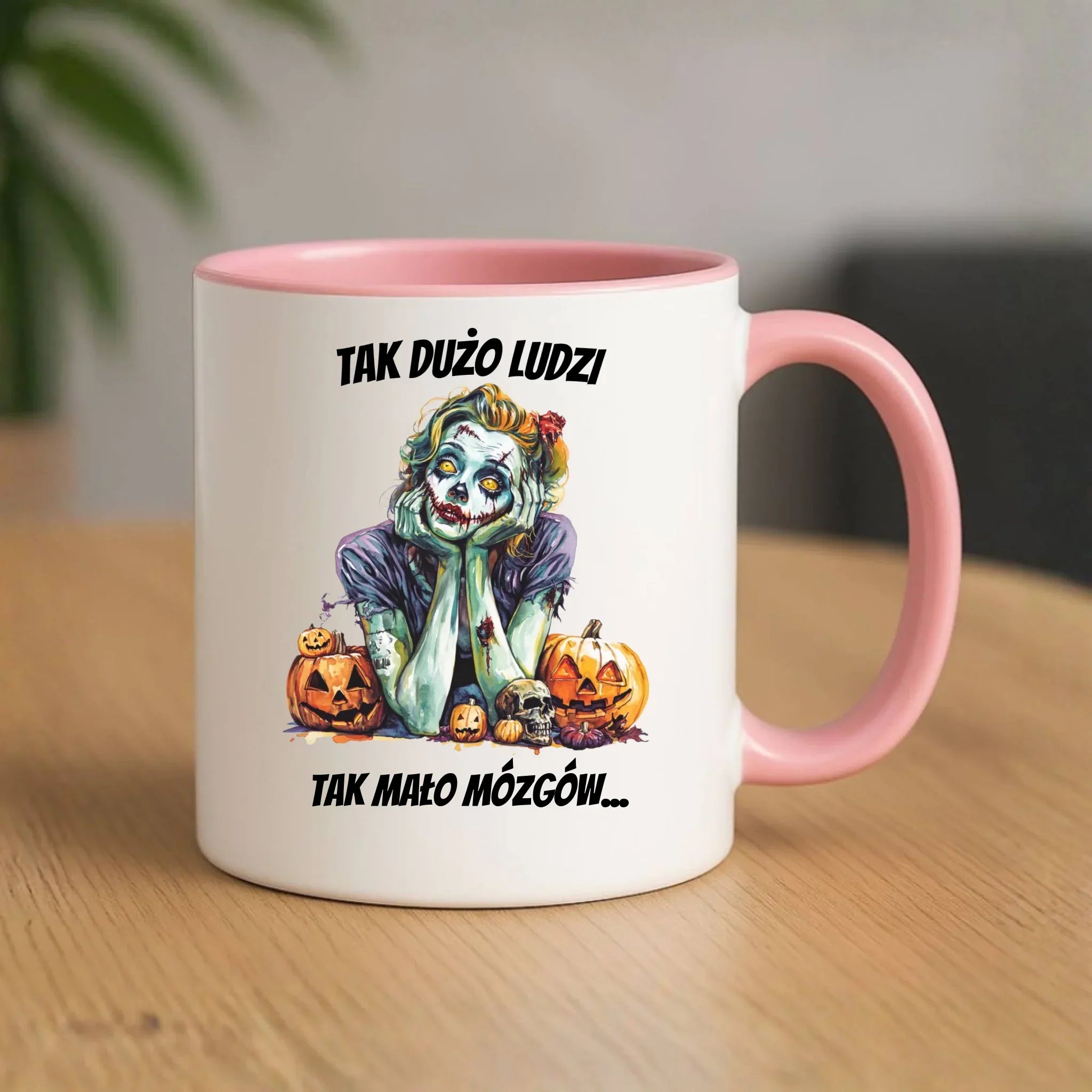 Kubek na Halloween - Zombie - Tak mało mózgów HL31 - StoryCups.pl