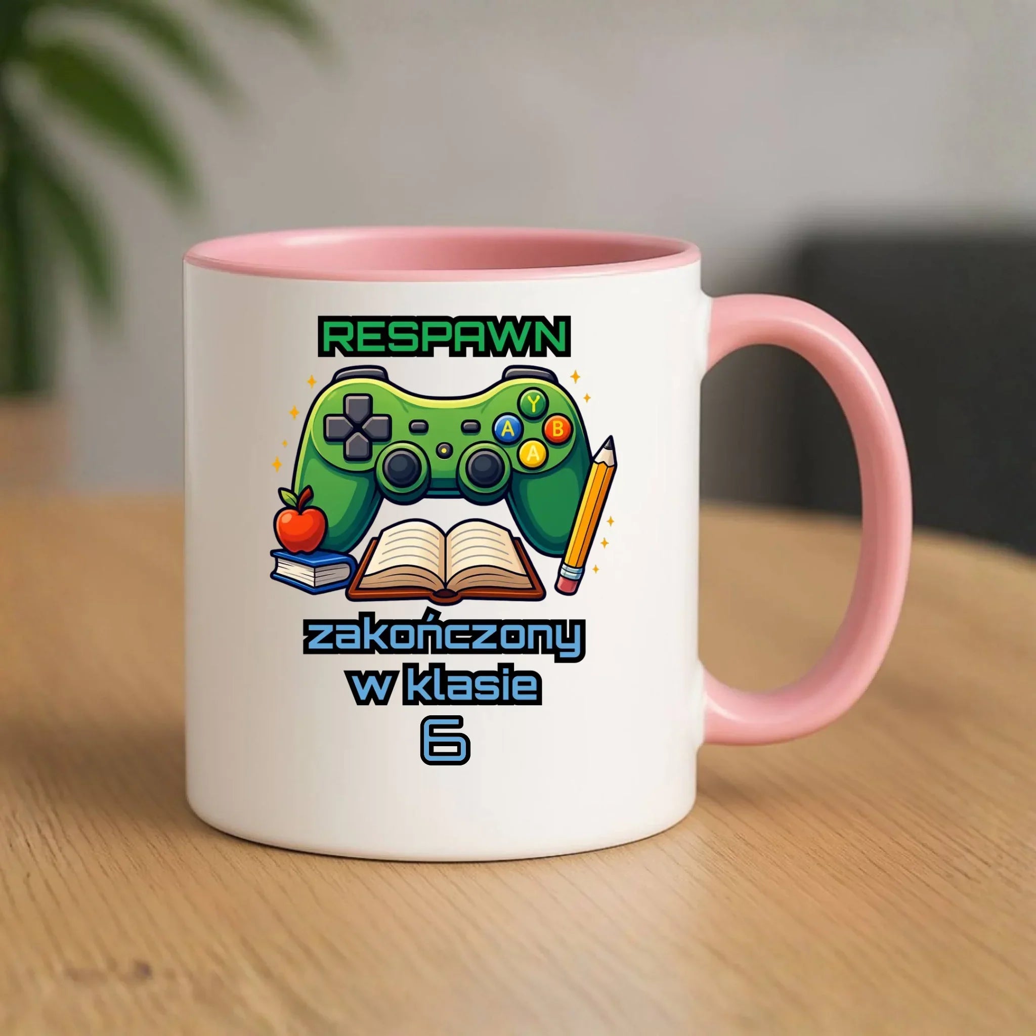Kubek szkolny - Respawn - gamer do szkoły - personalizowany SZ18 - StoryCups.pl