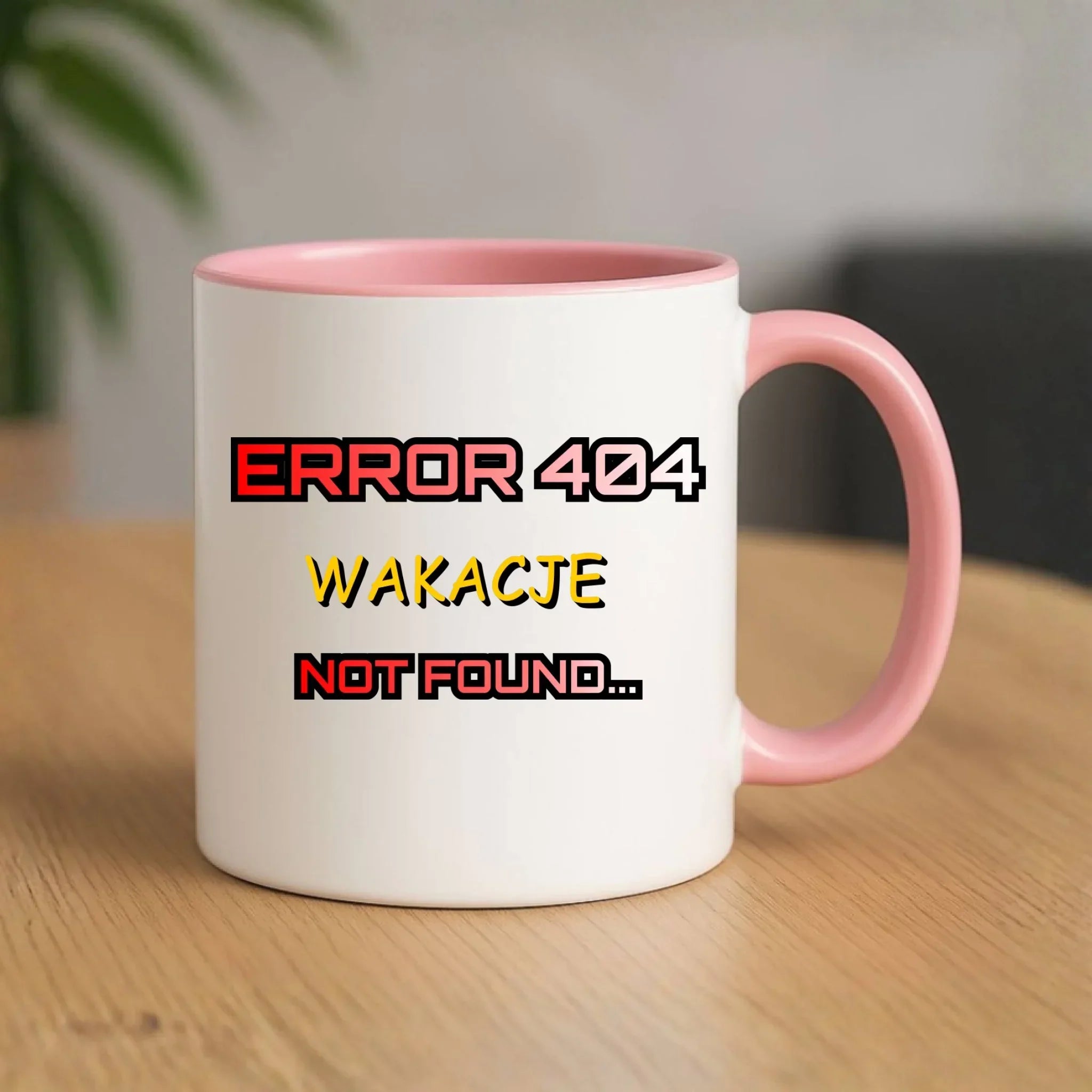 Kubek szkolny - Error 404 - śmieszny SZ15 - StoryCups.pl
