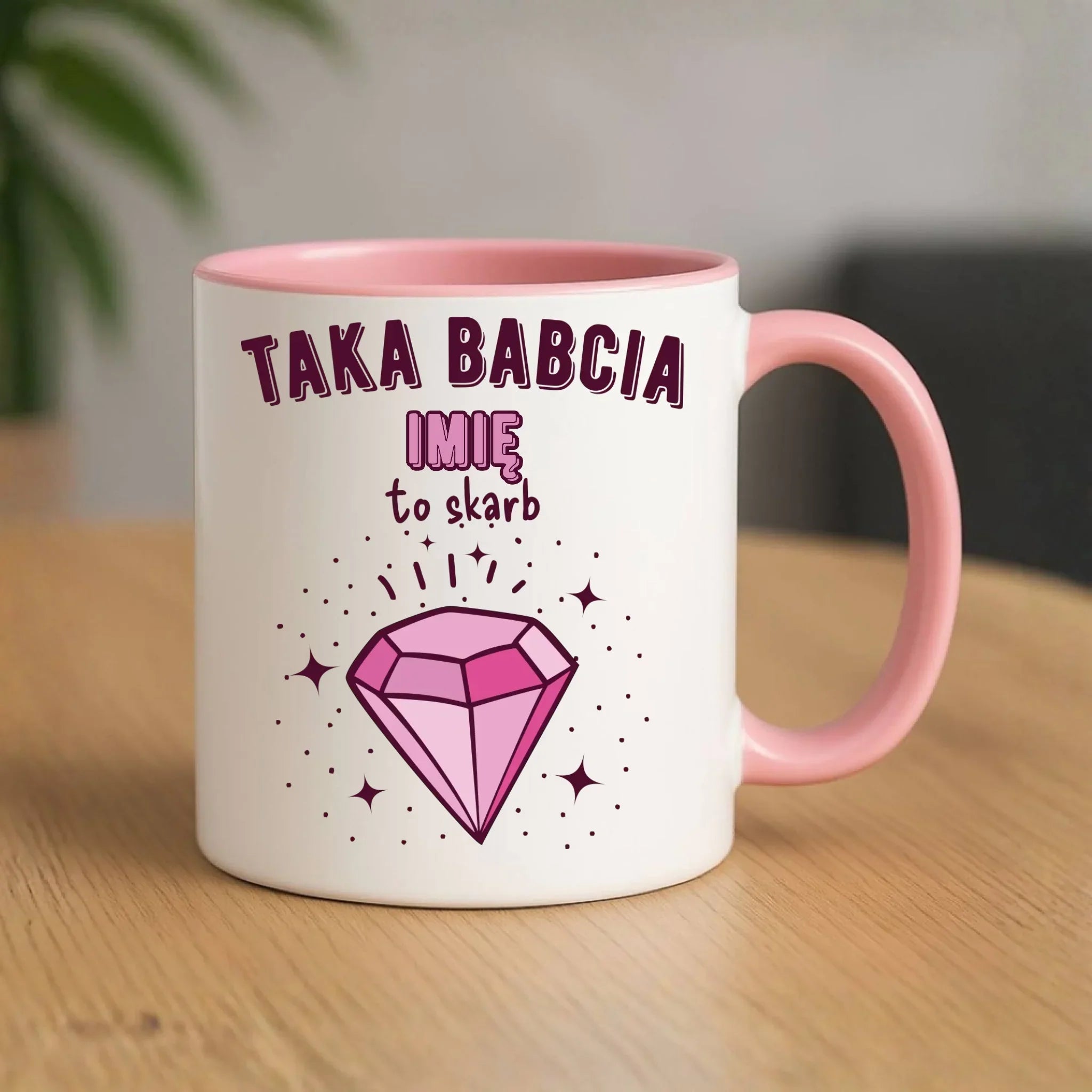 Kubek dla babci - Taka Babcia to skarb - personalizowany B06 - StoryCups.pl