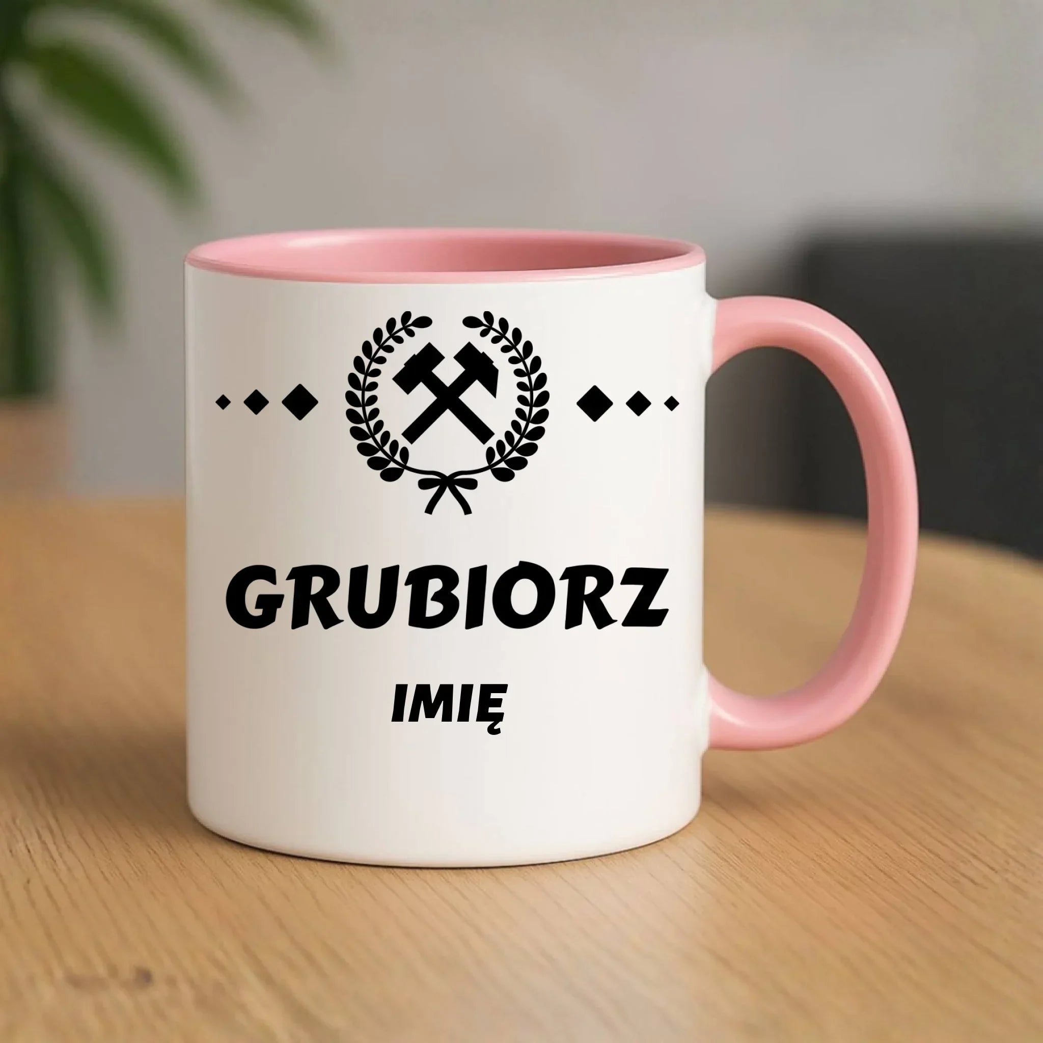 Kubek - prezent dla górnika - Grubiorz - personalizowany G03 - StoryCups.pl