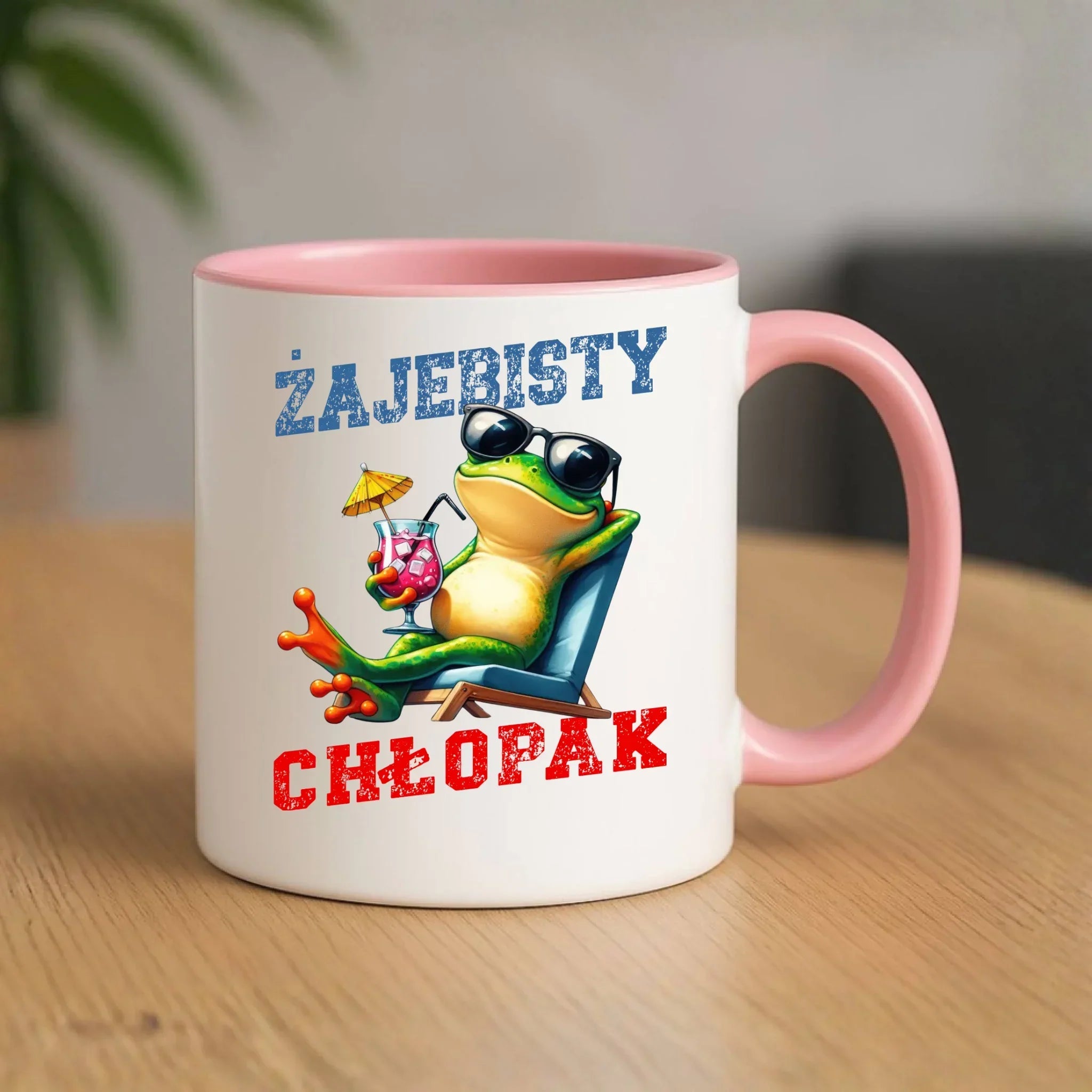 Kubek z żabą - prezent dla chłopaka - Żajebisty chłopak DCH19 - StoryCups.pl
