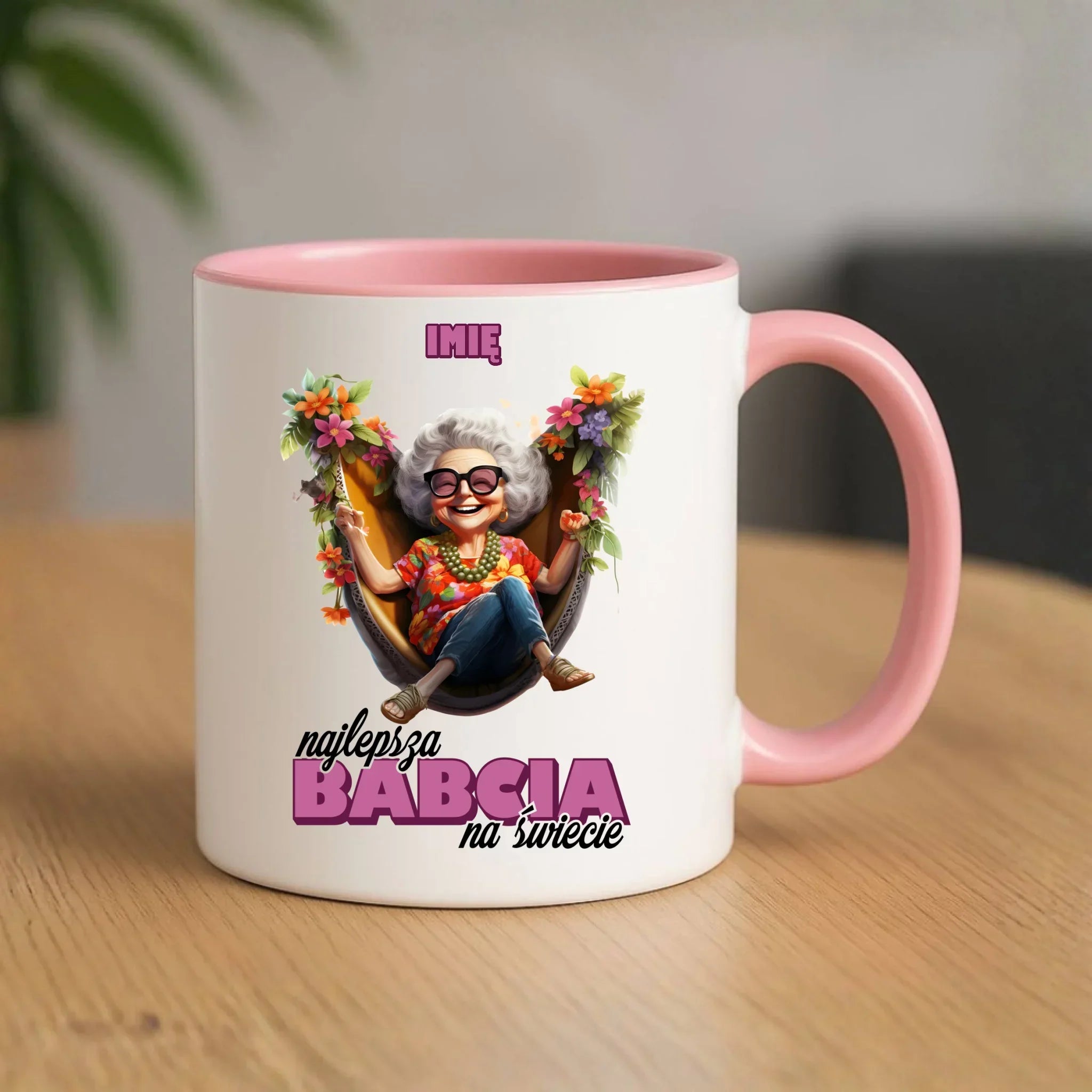 Kubek dla babci - Najlepsza Babcia na świecie - personalizowany B14 - StoryCups.pl