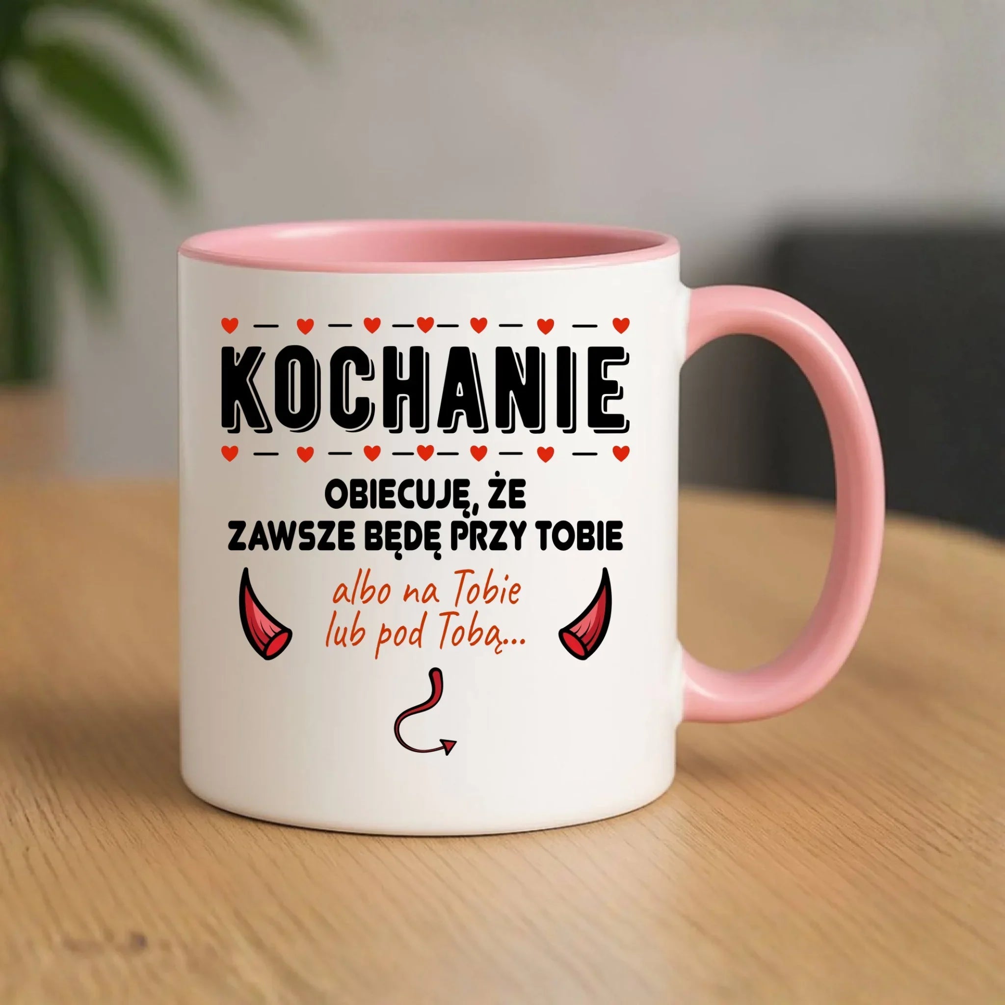 Kubek dla par - Obiecuję, że zawsze będę przy Tobie W50 - StoryCups.pl