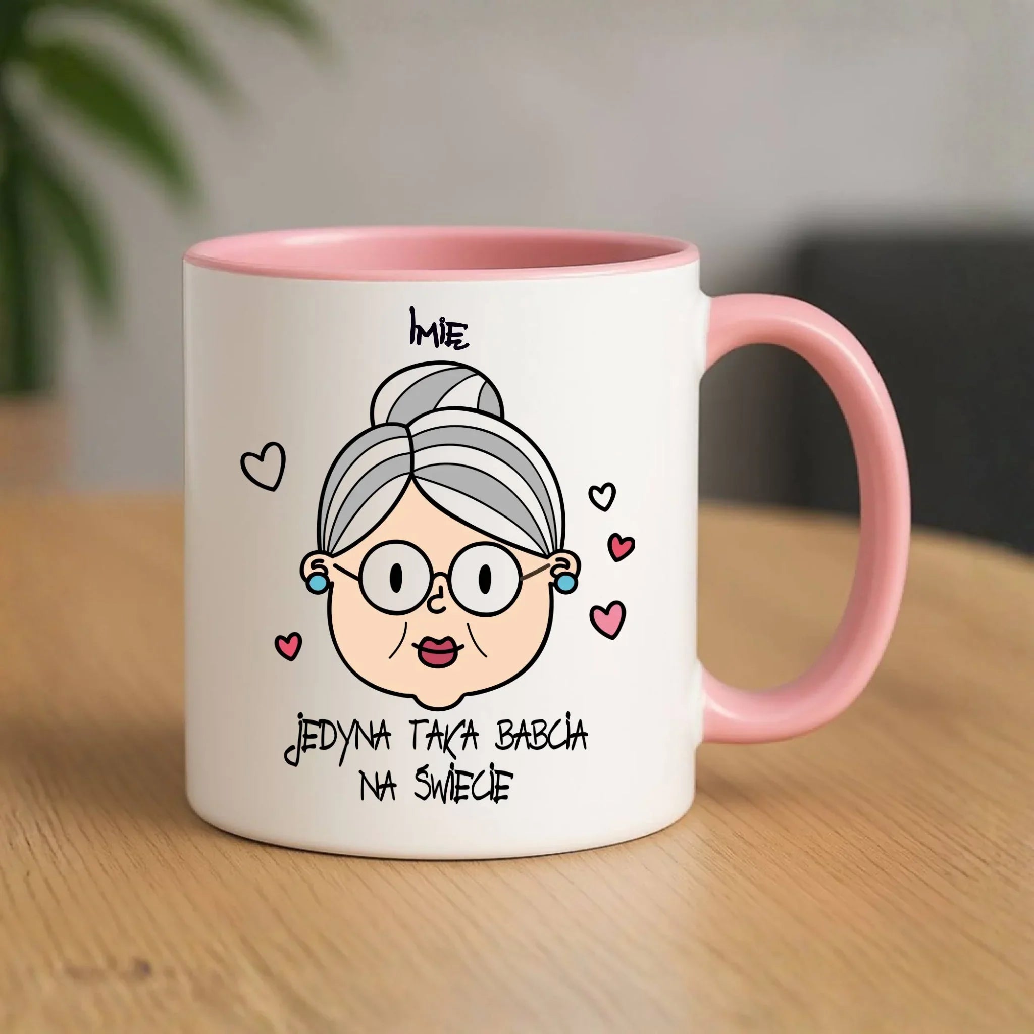 Kubek dla babci - Jedyna taka babcia na świecie - personalizowany B15 - StoryCups.pl
