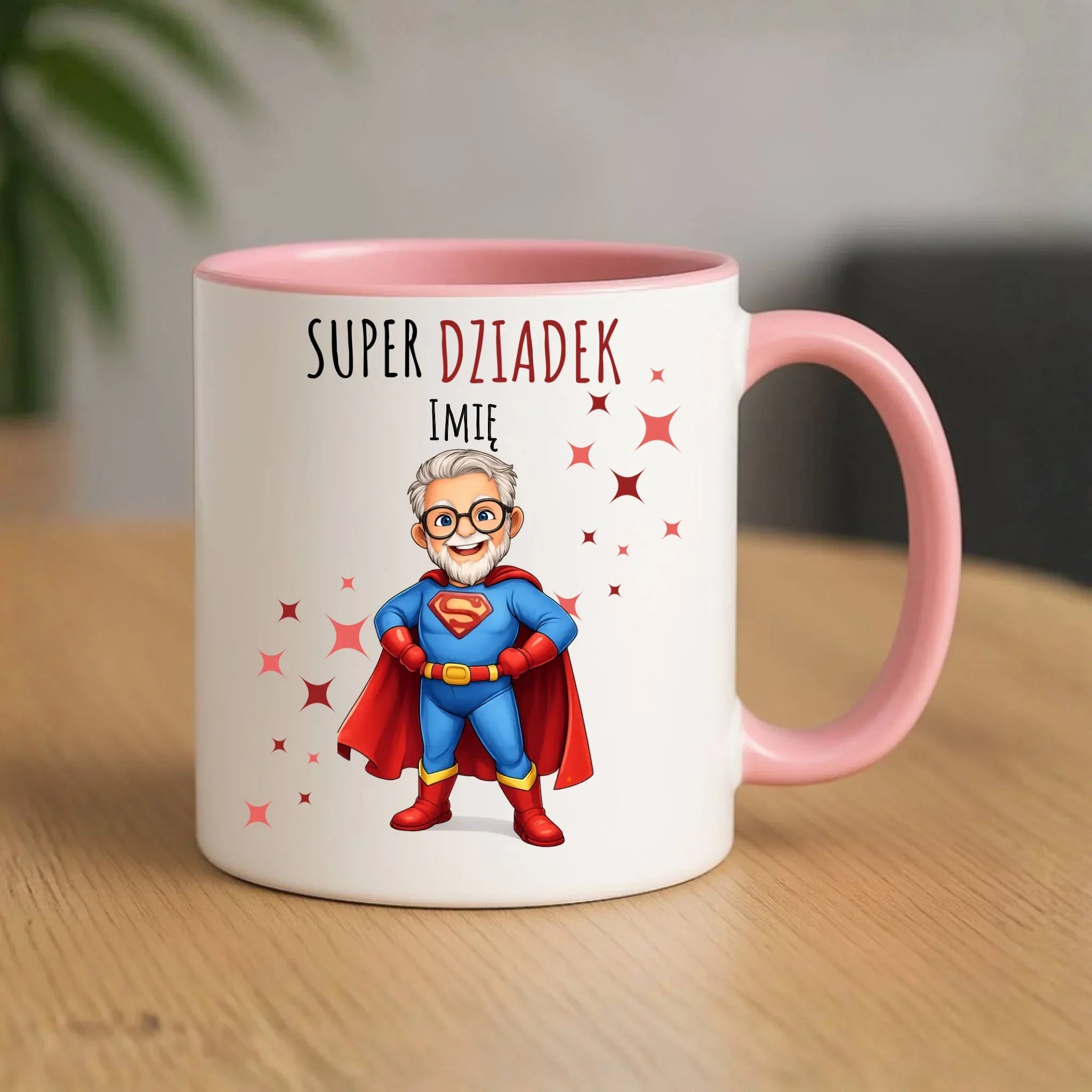 Kubek dla dziadka - Super Dziadek - personalizowany D02 - StoryCups.pl