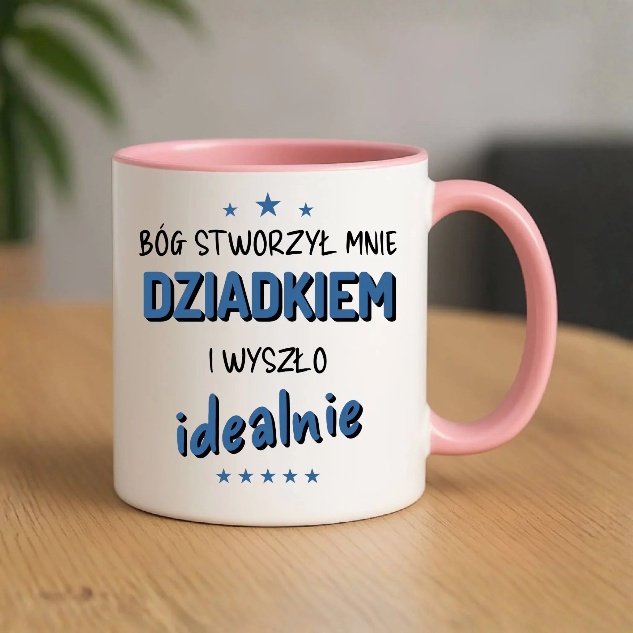 Kubek dla dziadka - Bóg stworzył mnie dziadkiem i wyszło idealnie D08 - StoryCups.pl