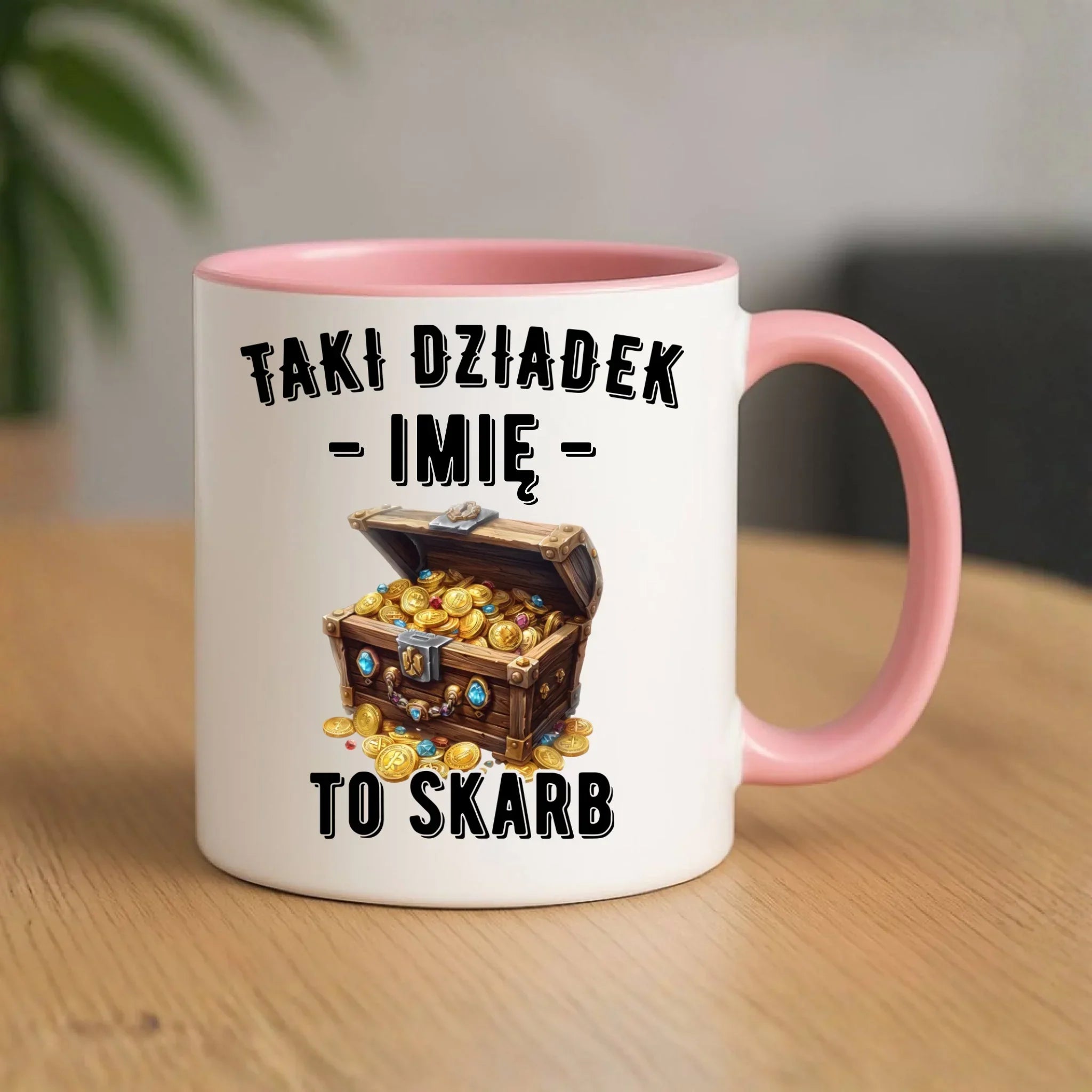Kubek dla dziadka - Taki dziadek to skarb - personalizowany D19 - StoryCups.pl