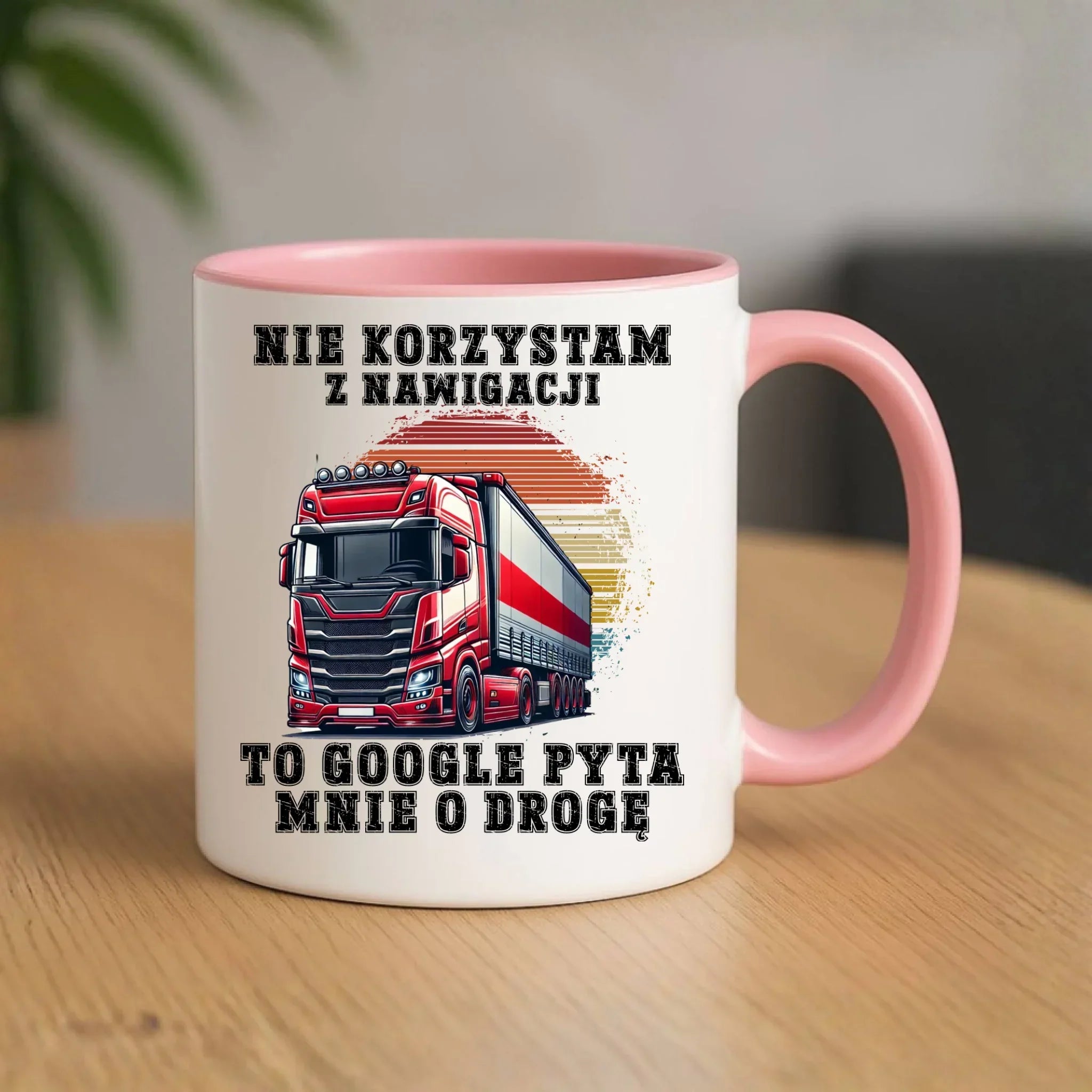 Kubek dla kierowcy ciężarówki - Google pyta mnie o drogę ZKT10 - StoryCups.pl