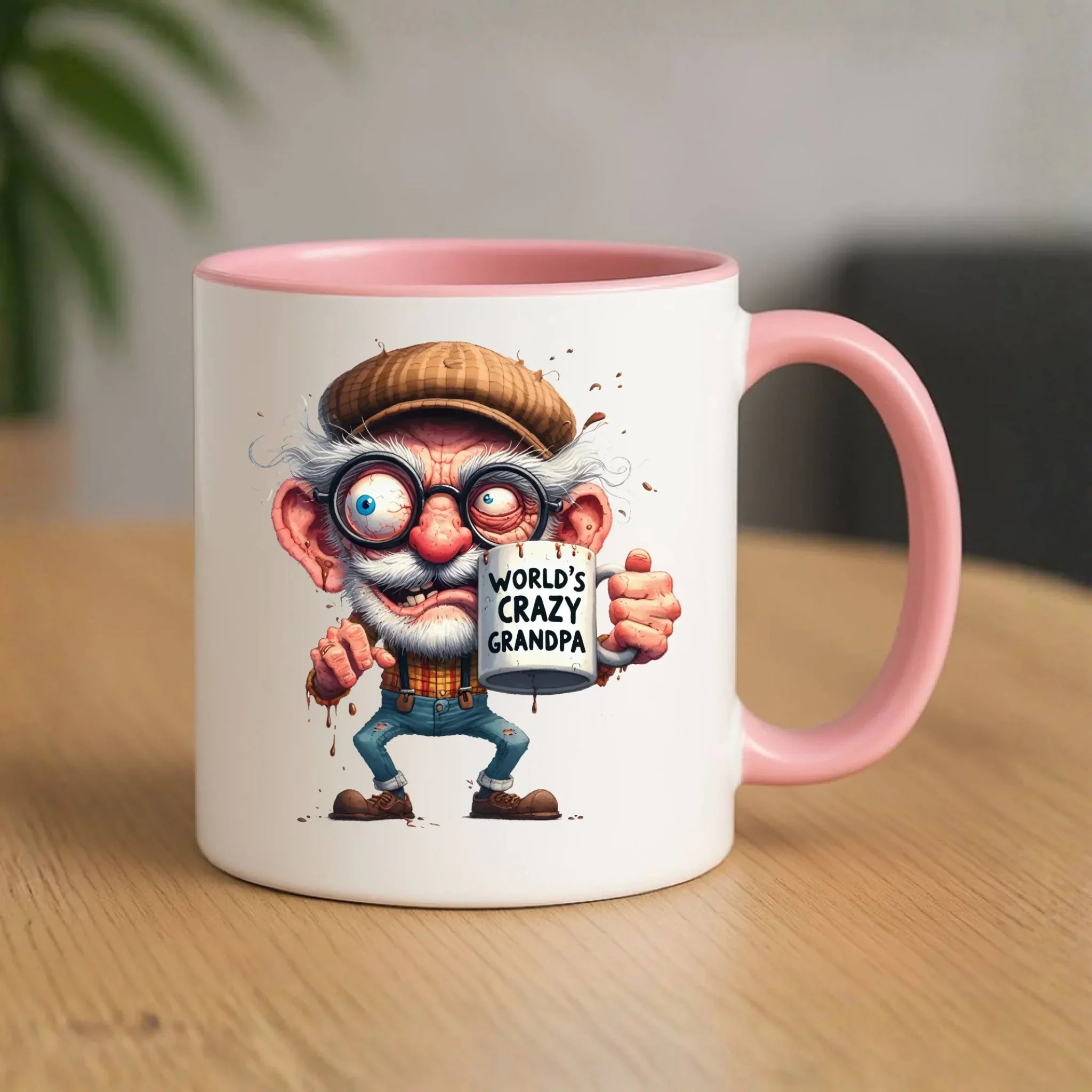 Kubek dla dziadka - Crazy grandpa D38 - StoryCups.pl