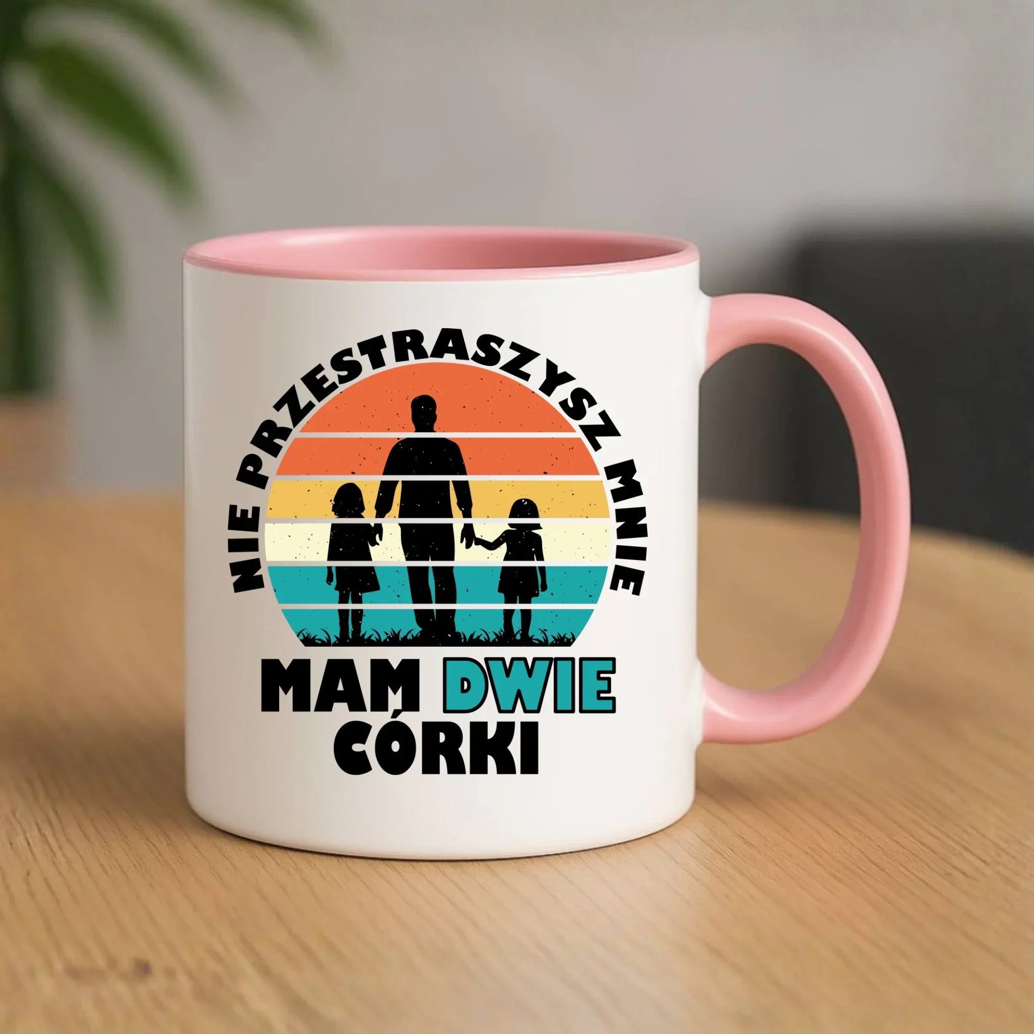 Kubek dla taty - Nie przestraszysz mnie mam dwie córki DT02 - StoryCups.pl