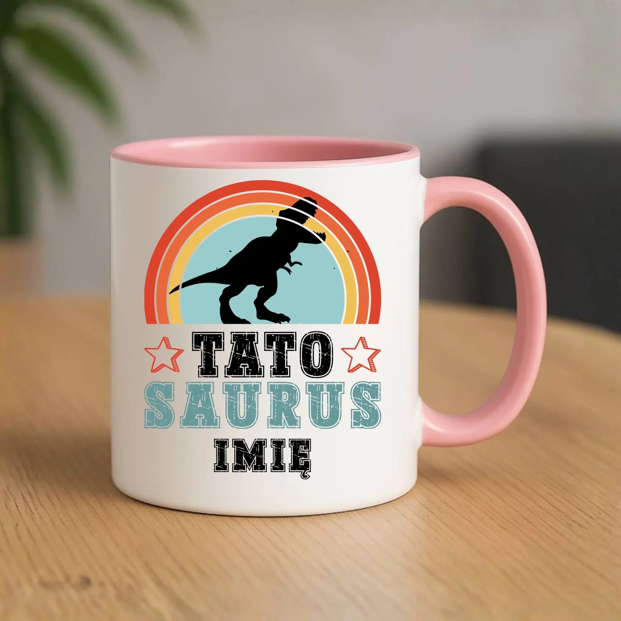 Kubek dla taty - Tato Saurus - personalizowany DT03 - StoryCups.pl