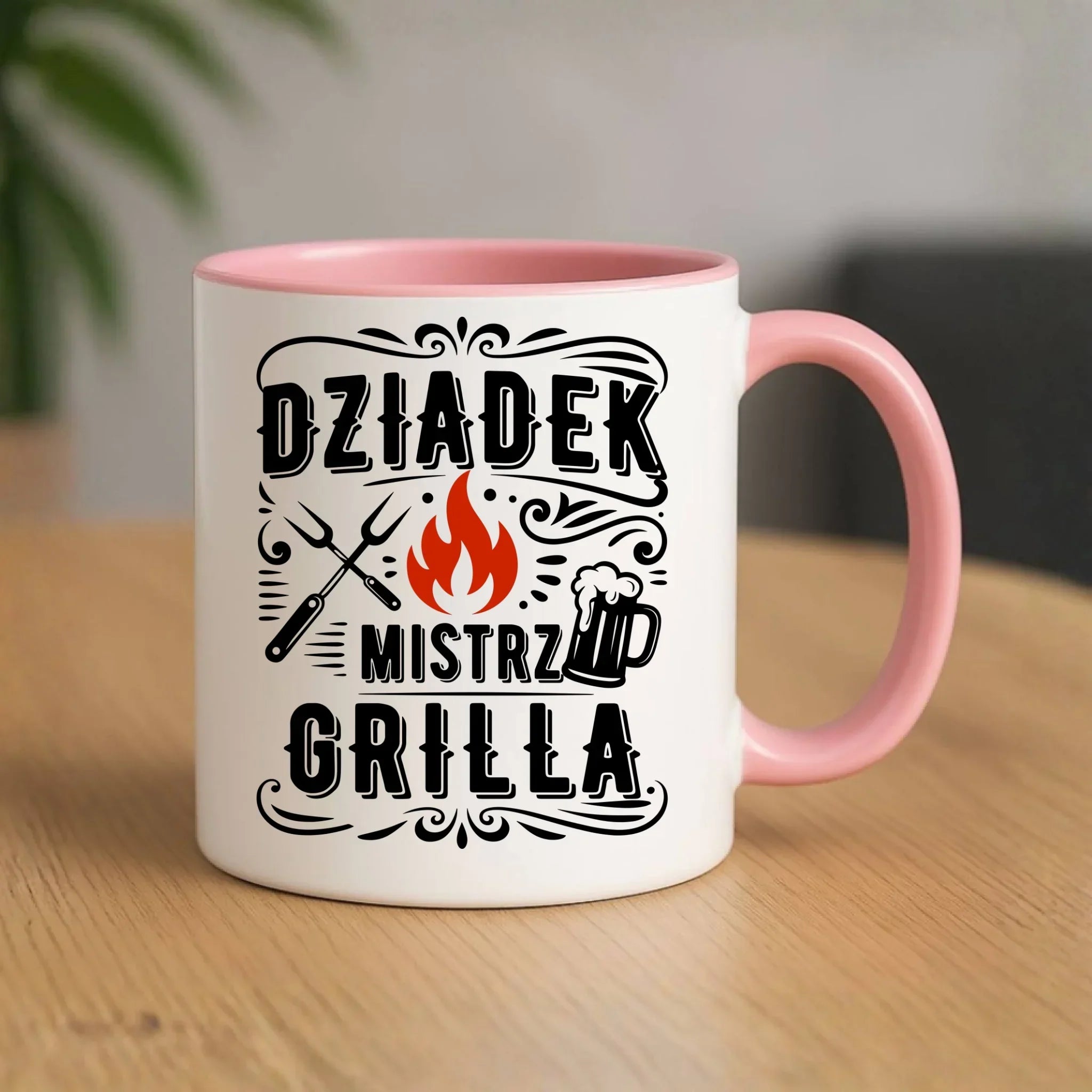 Kubek dla dziadka - Dziadek mistrz grilla D33 - StoryCups.pl