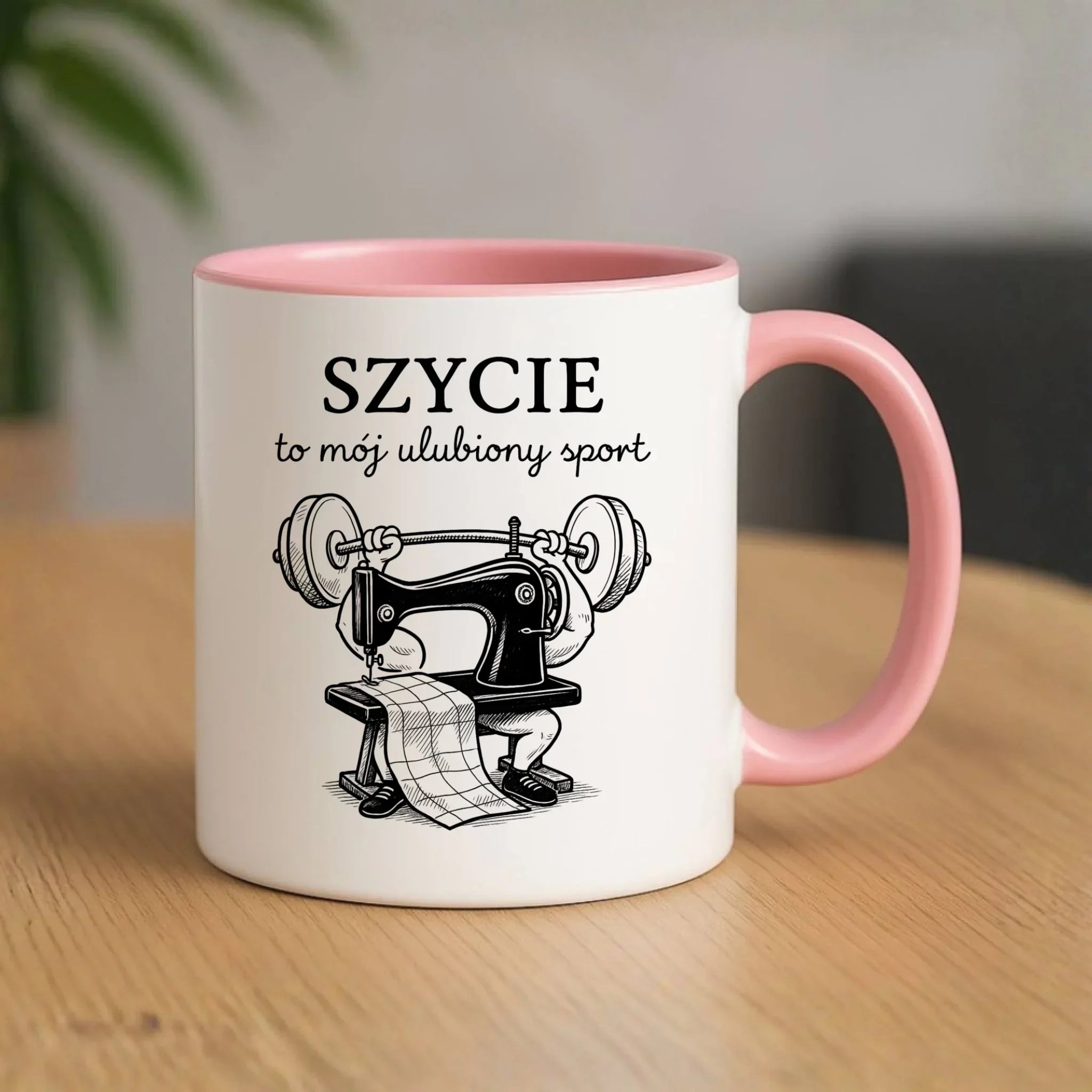 Kubek szyciowy dla krawcowej – Szycie to mój ulubiony sport HS23 - StoryCups.pl