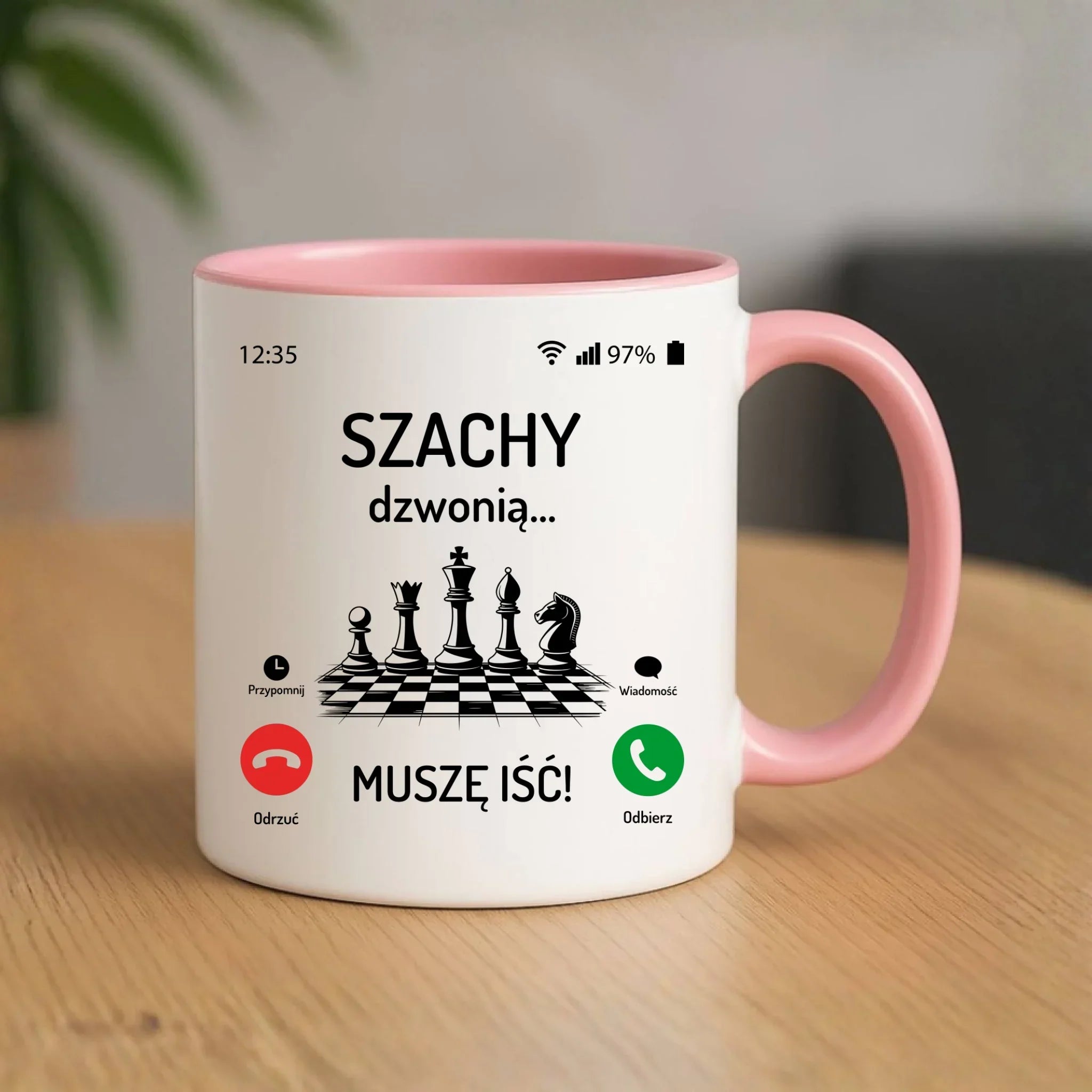 Kubek dla szachisty - Szachy dzwonią HSZ04 - StoryCups.pl