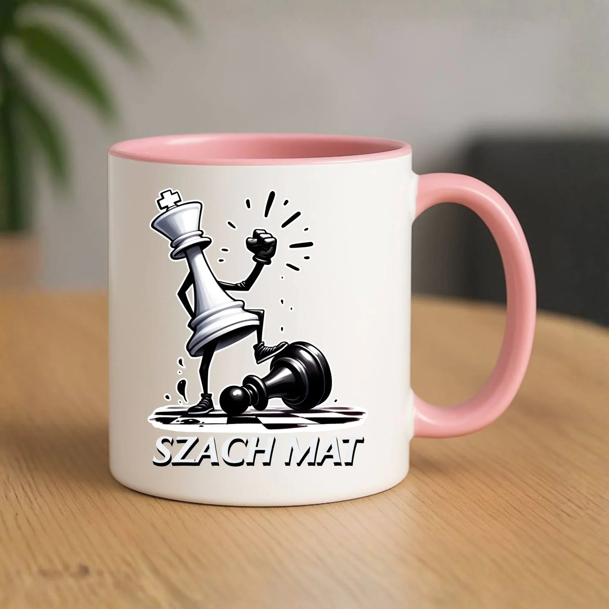 Kubek dla szachisty - Szach mat HSZ07 - StoryCups.pl