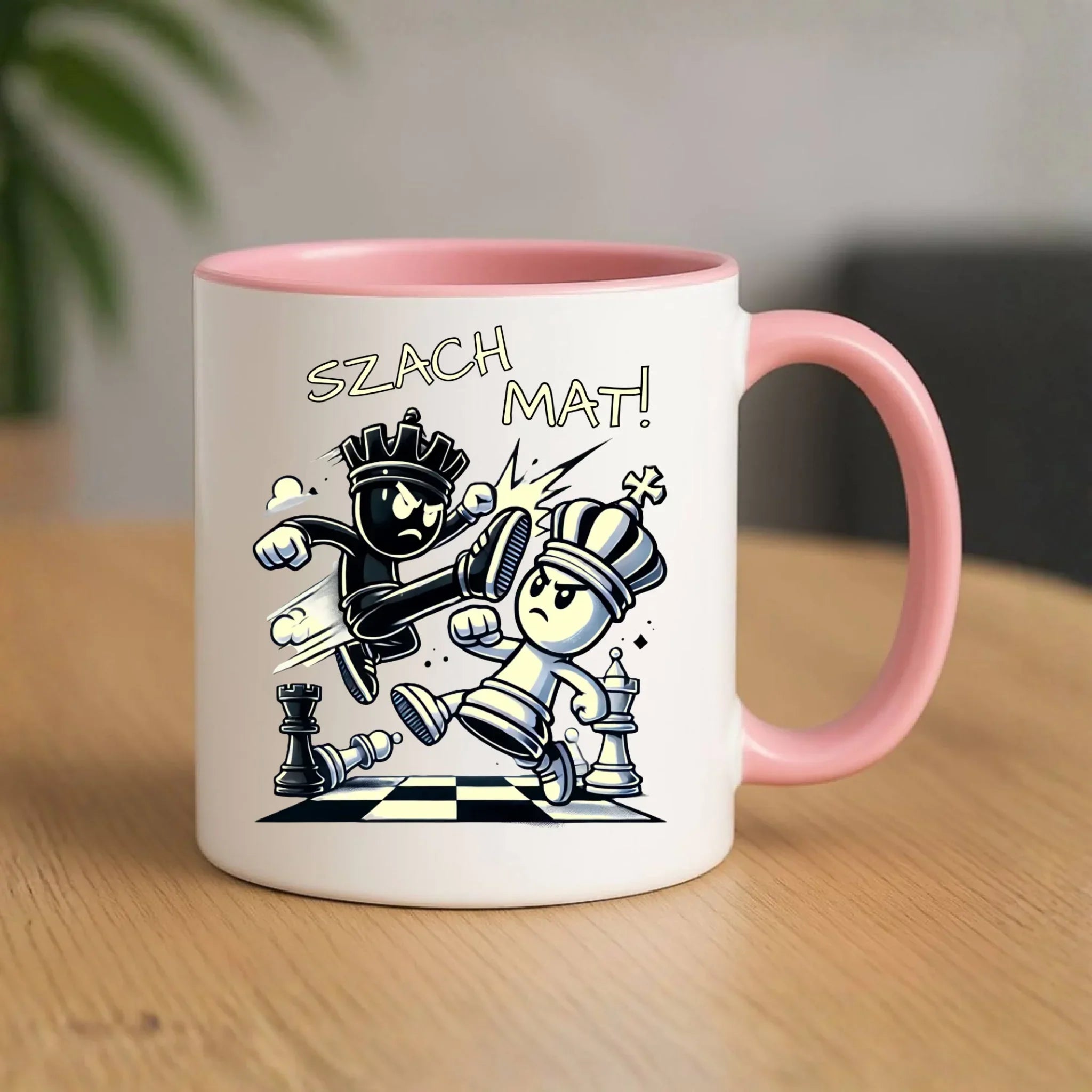 Kubek dla szachisty - SZACH MAT HSZ02 - StoryCups.pl