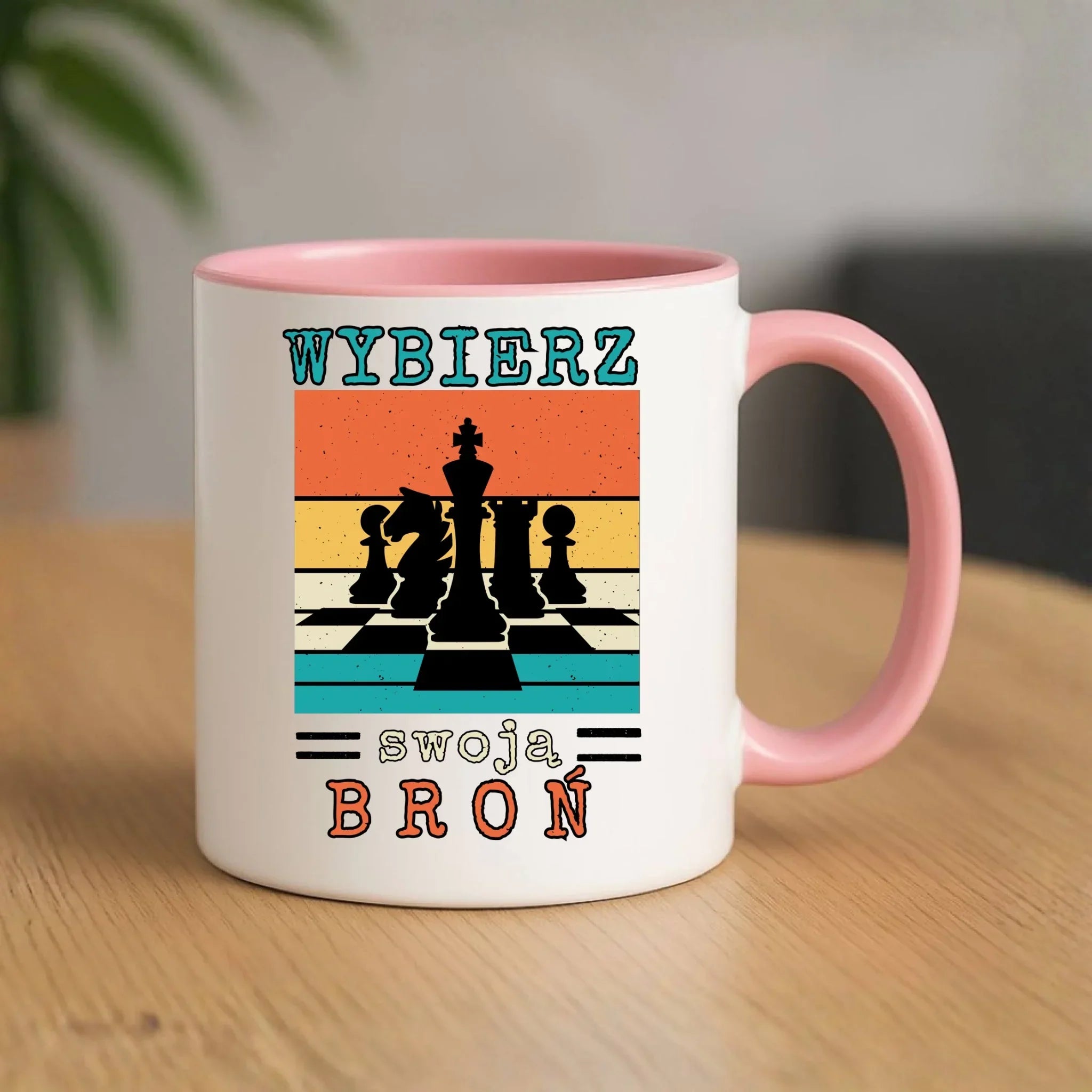 Kubek dla szachisty - Wybierz swoją broń HSZ05 - StoryCups.pl