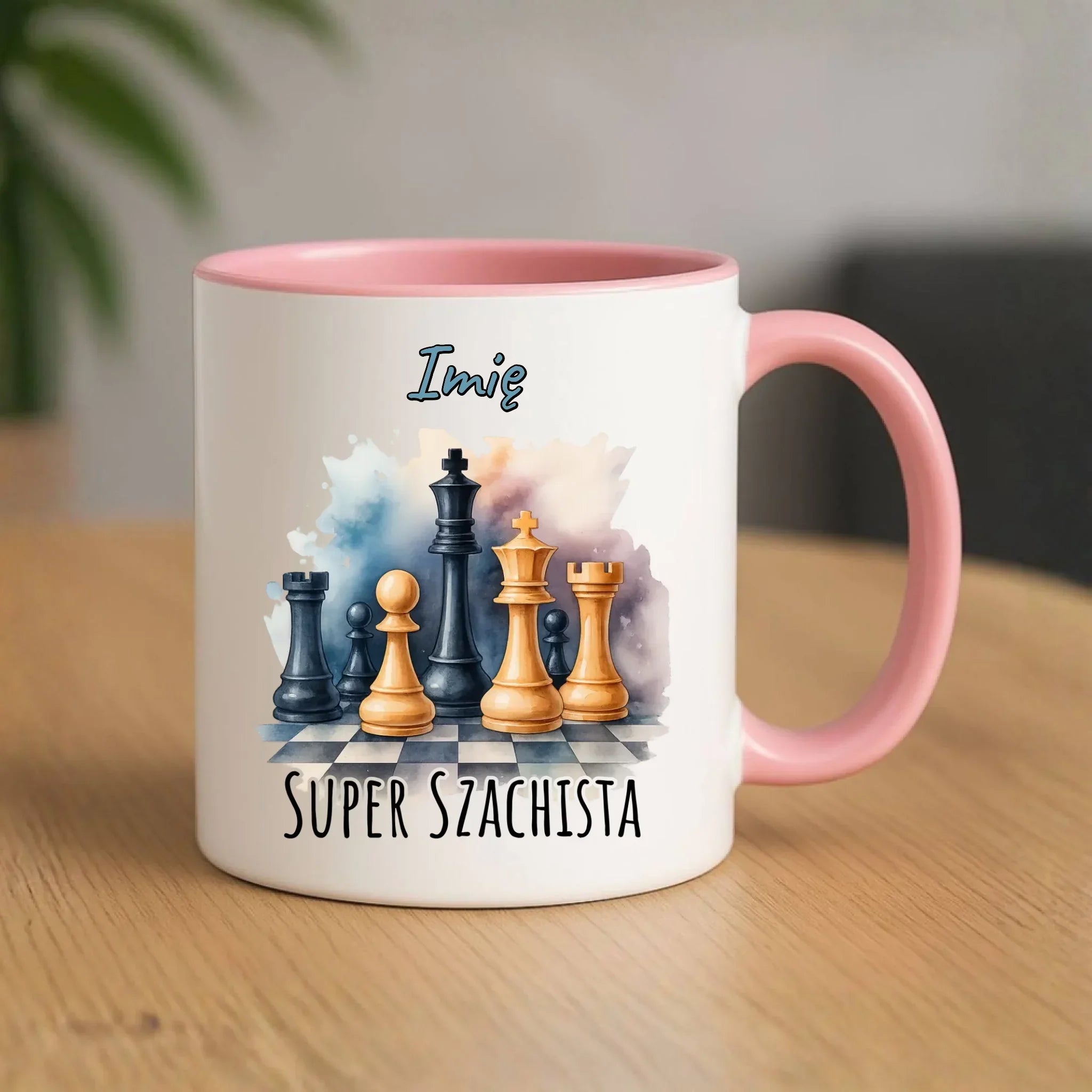 Kubek dla szachisty - Super szachista - personalizowany HSZ12 - StoryCups.pl