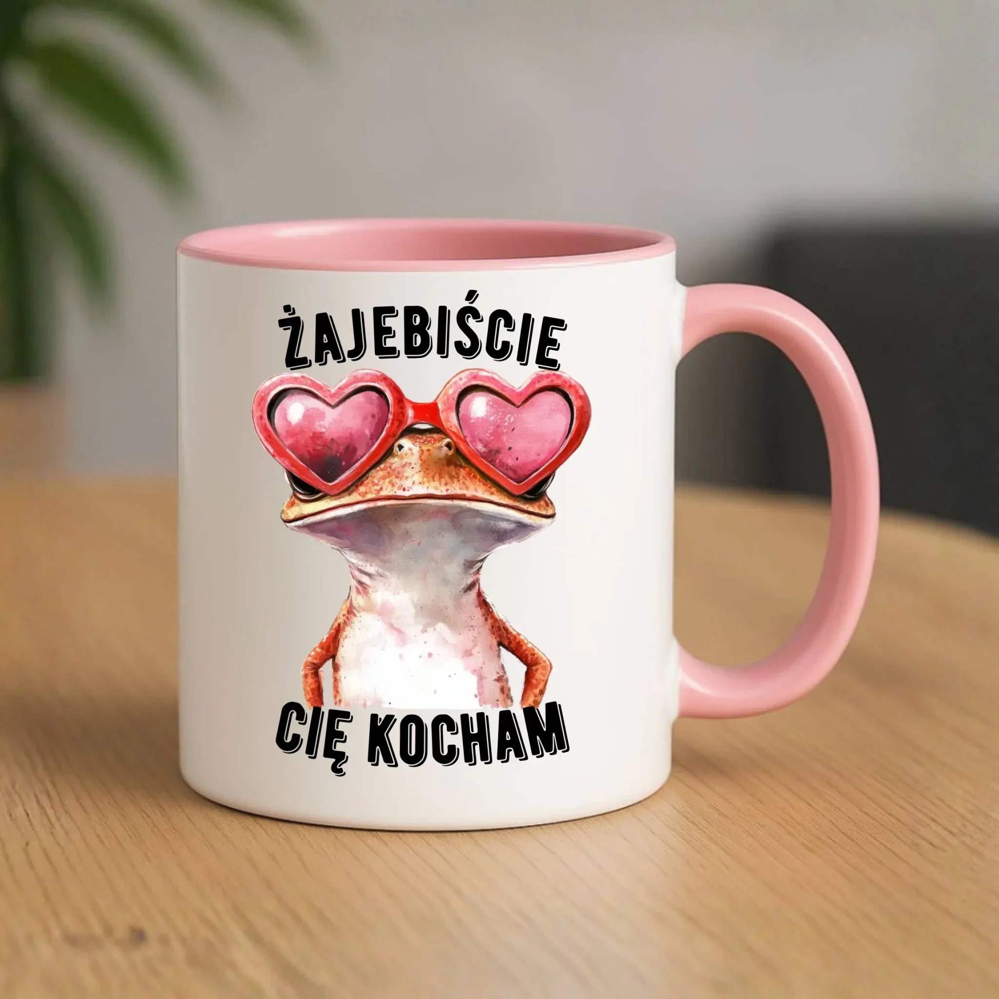 Kubek dla par - Żajebiście Cię Kocham Żaba W17 - StoryCups.pl