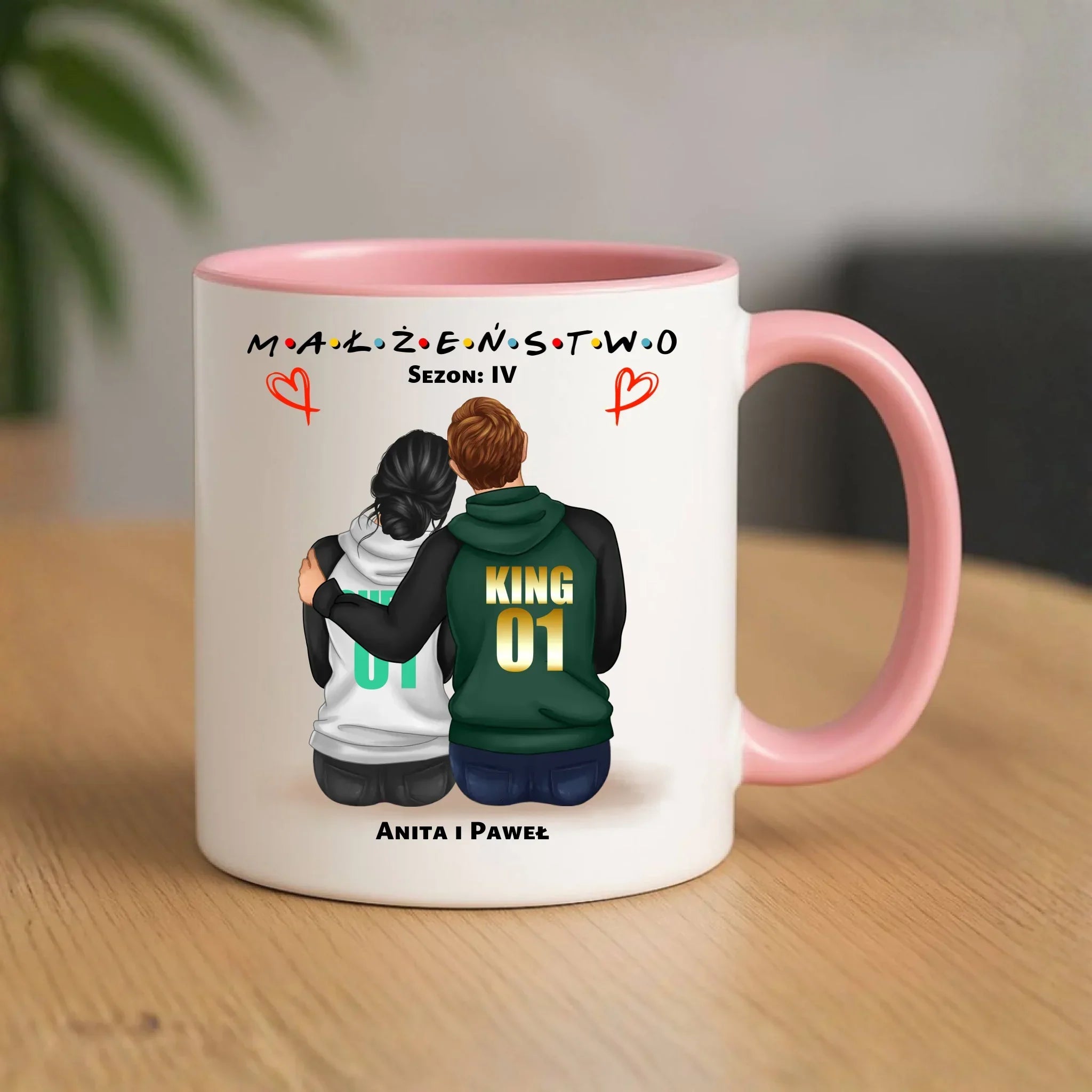 Kubek dla par - Małżeństwo Sezon - personalizowany W05 - StoryCups.pl