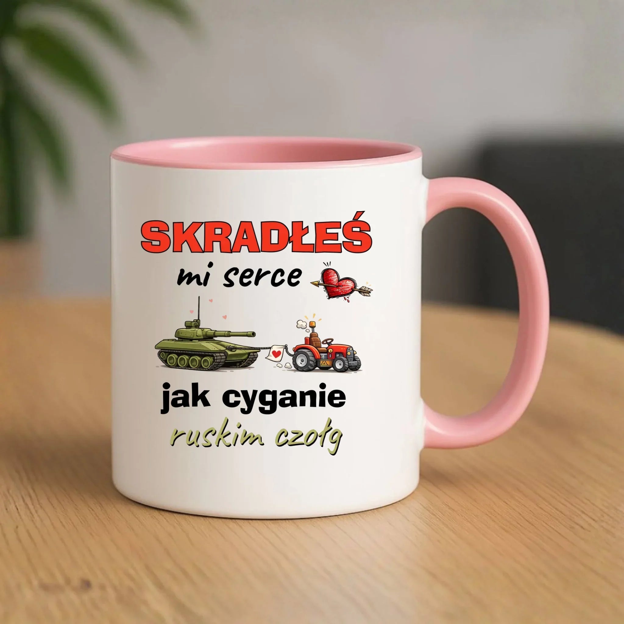 Kubek - Skradłeś mi serce jak cyganie ruskim czołg W77 - StoryCups.pl