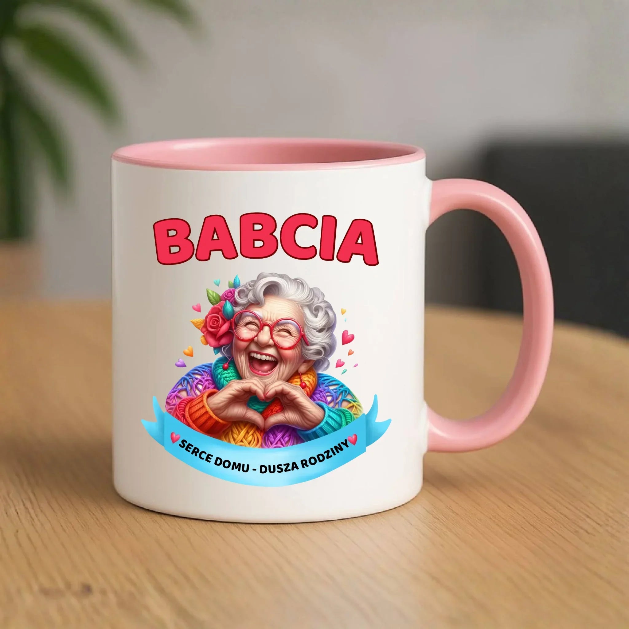 Kubek dla babci - Babcia serce domu dusza rodziny B25 - StoryCups.pl