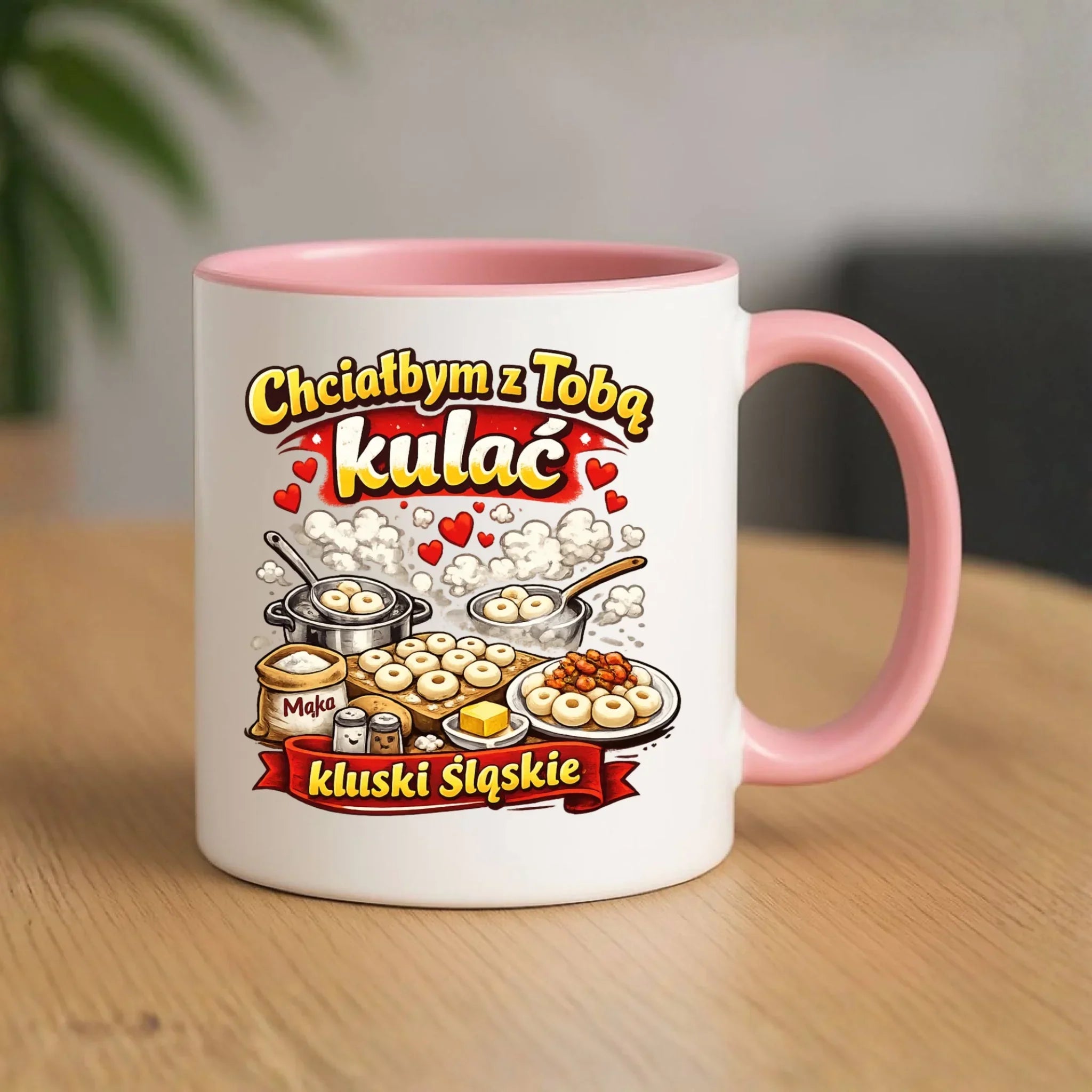 Kubek - Chciałbym z Tobą kulać kluski śląskie W90 - StoryCups.pl