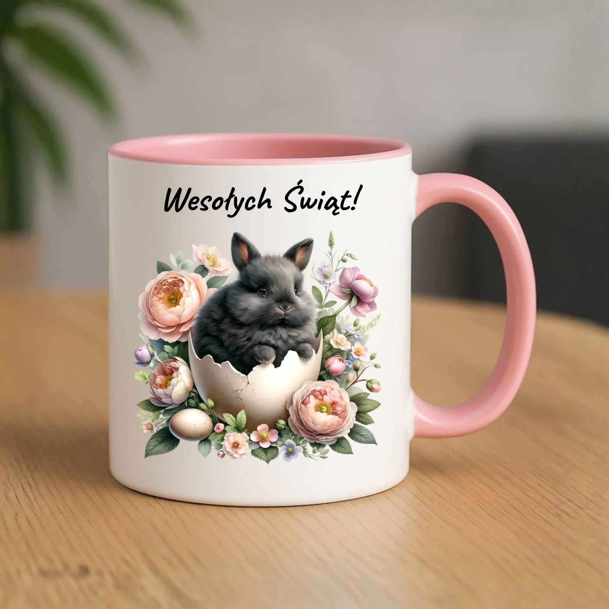 Kubek na Wielkanoc - Zajączek w pisance Wesołych Świąt WN03 - StoryCups.pl