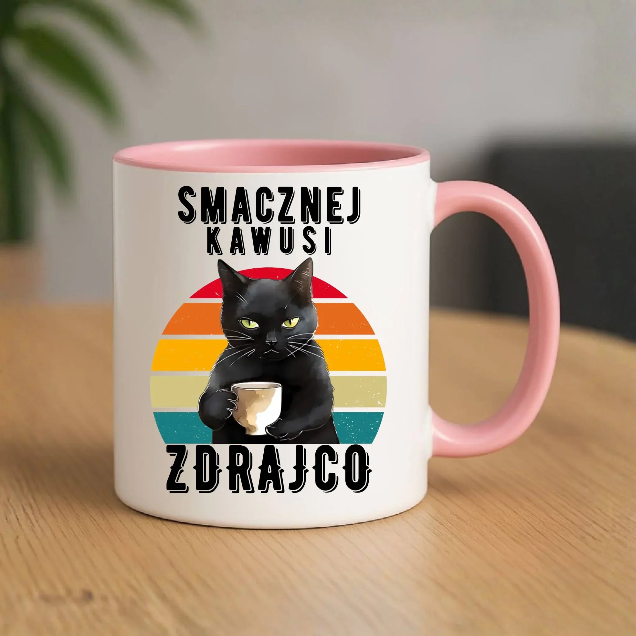 Kubek na odejście z pracy - Smacznej kawusi zdrajco OP03 - StoryCups.pl