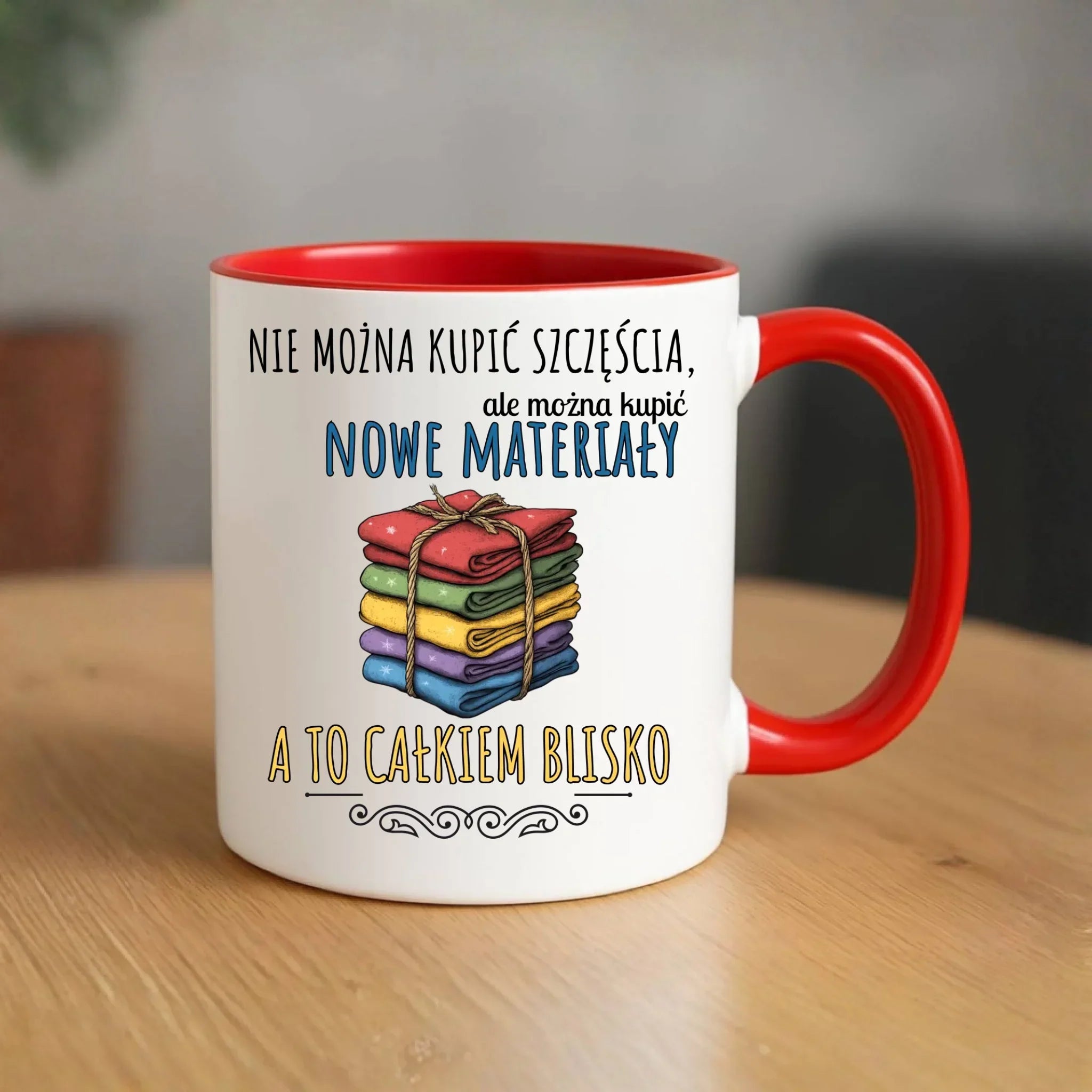 Kubek szyciowy dla krawcowej – Nie można kupić szczęścia HS03 - StoryCups.pl