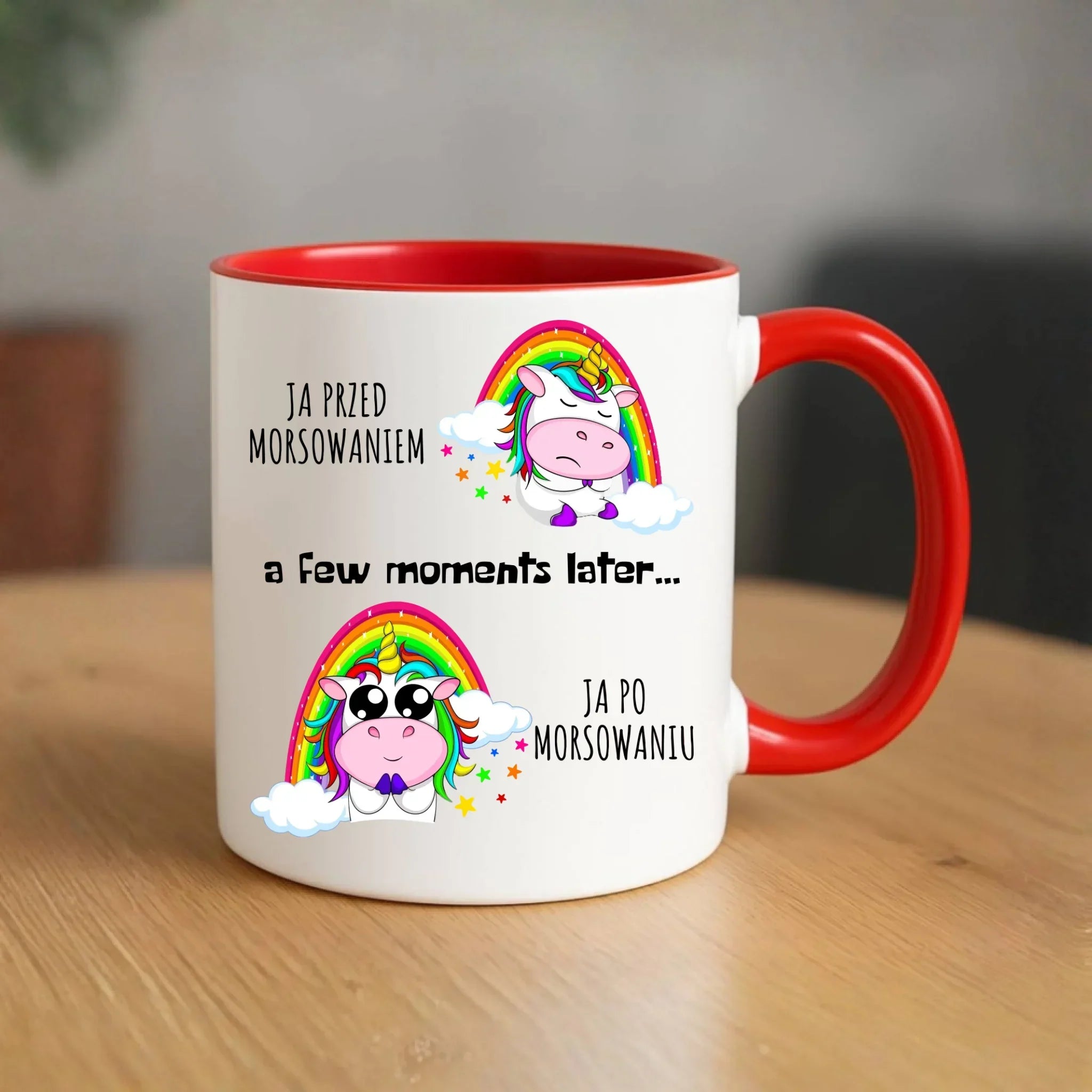 Kubek - prezent dla morsa - Jednorożec - Ja po morsowaniu HM11 - StoryCups.pl
