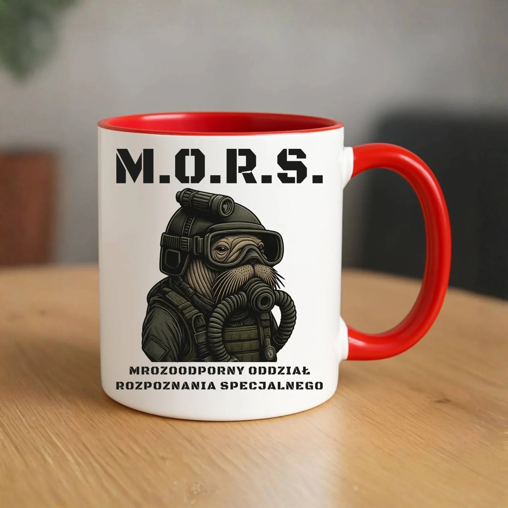 Kubek - prezent dla morsa - M.O.R.S. Mrozoodporny Oddział Rozpoznania Specjalnego HM20 - StoryCups.pl