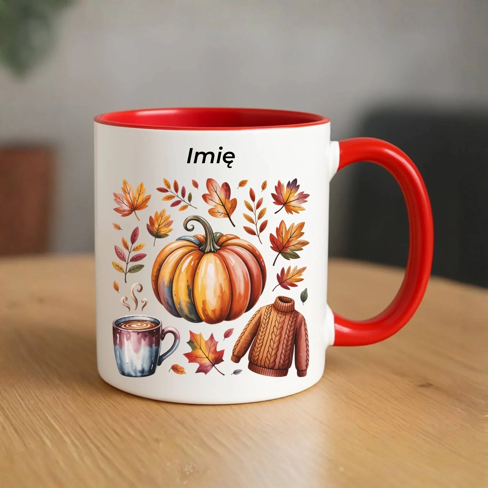 Kubek jesienny - Złota jesień - personalizowany JS30 - StoryCups.pl