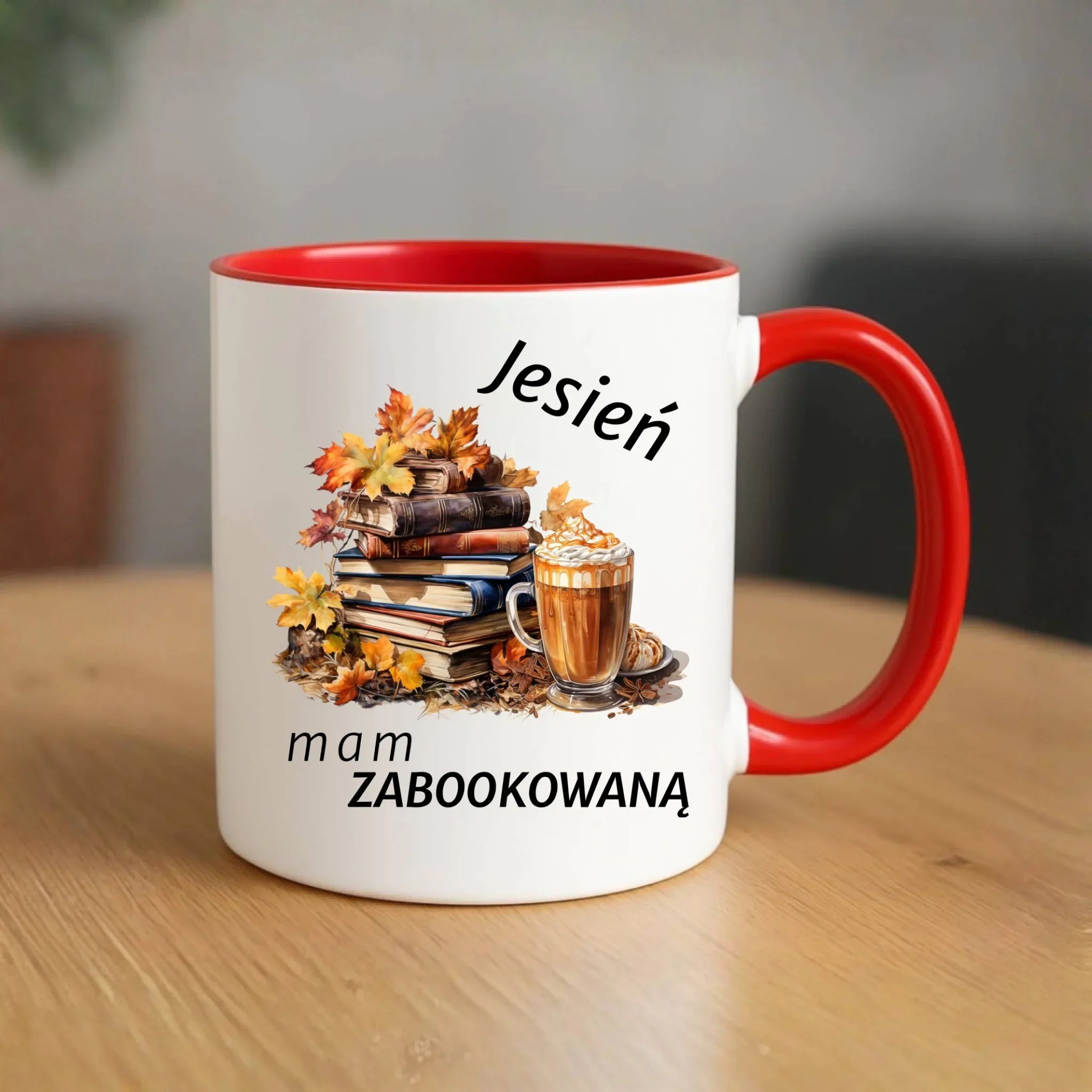 Kubek jesienny - Jesień mam zabookowaną JS28 - StoryCups.pl