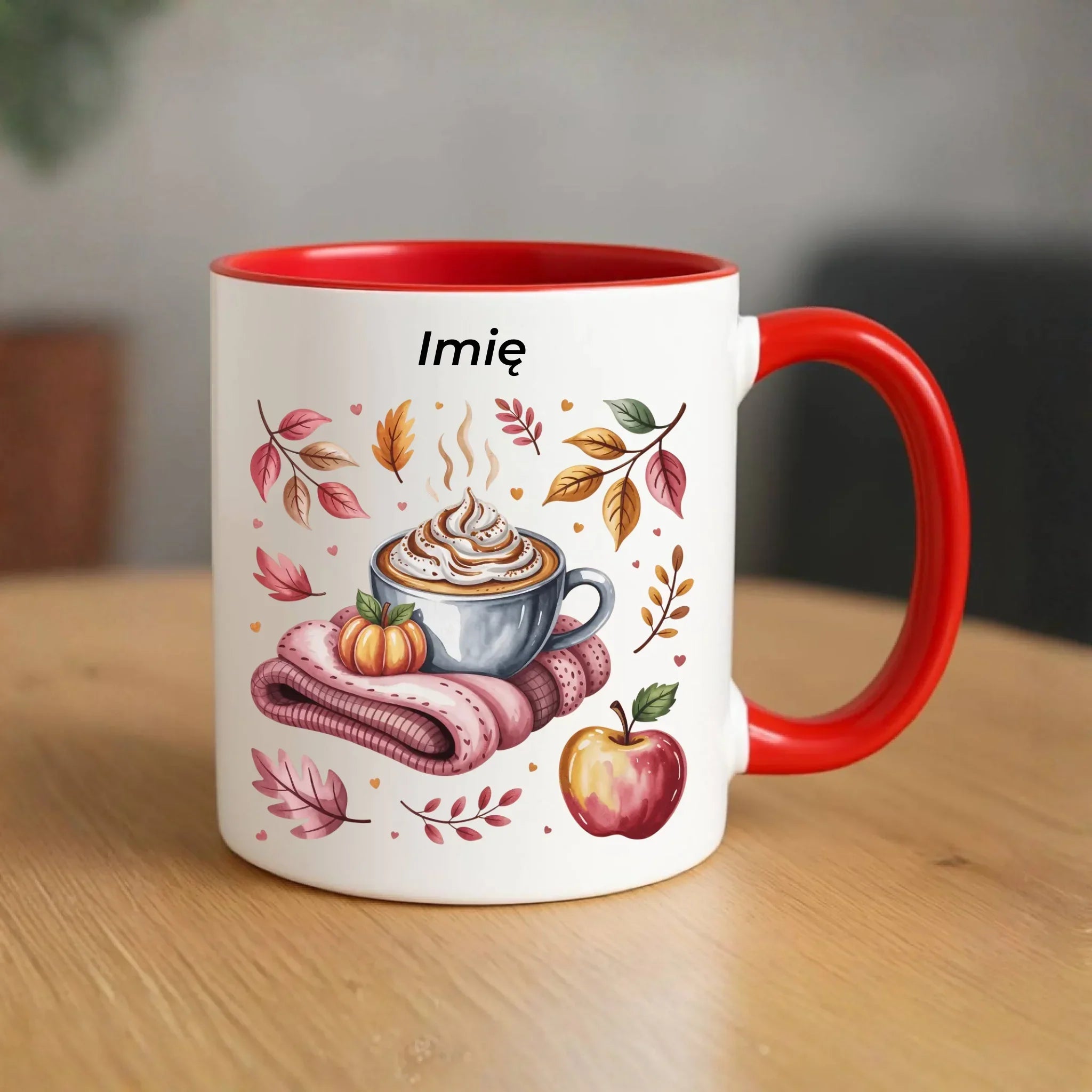 Kubek jesienny - Przytulna jesień - personalizowany JS29 - StoryCups.pl