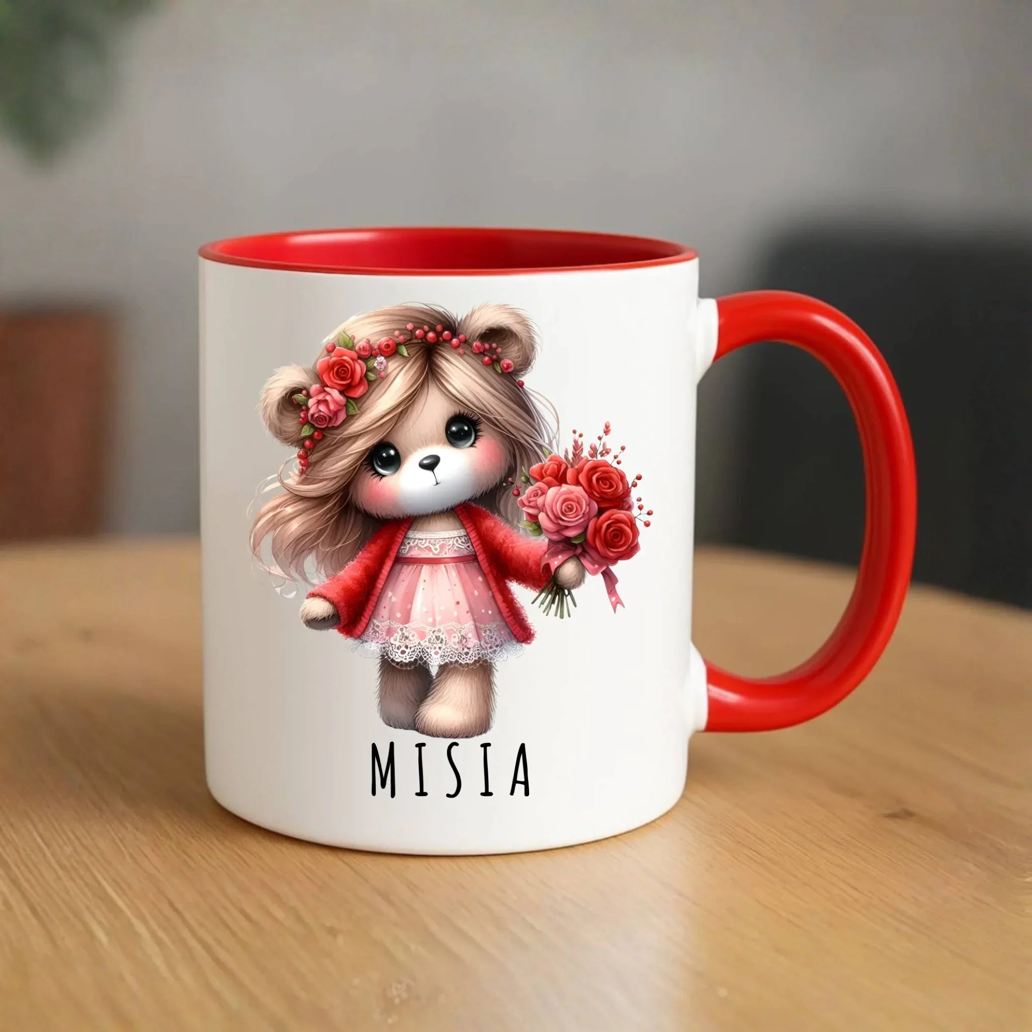 Kubek dla dziewczyny - Misia W35 - StoryCups.pl