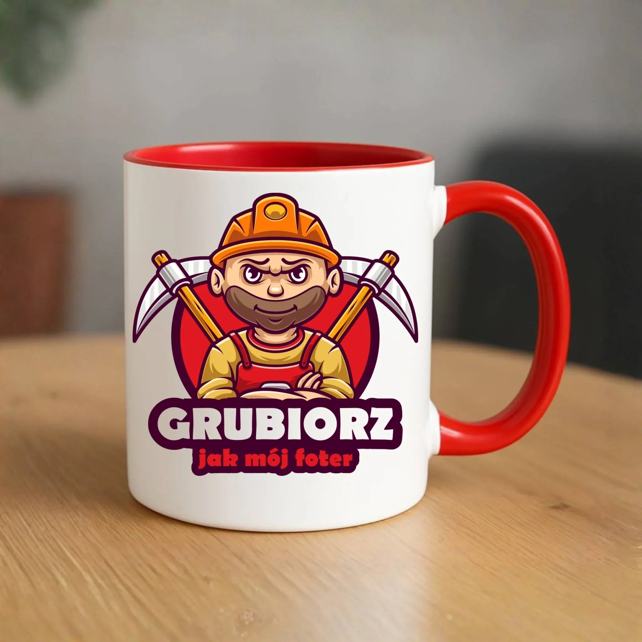 Kubek - prezent dla górnika - Grubiorz jak mój foter G13 - StoryCups.pl