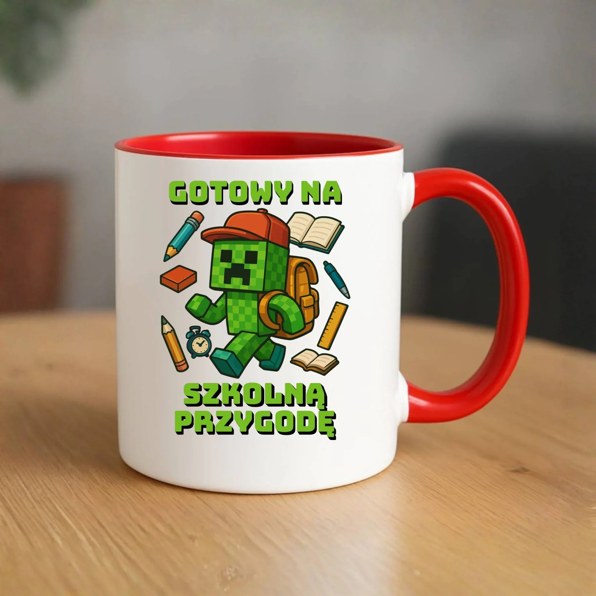 Kubek szkoła - Gotowy na szkołę - gamer do szkoły - SZ13 - StoryCups.pl