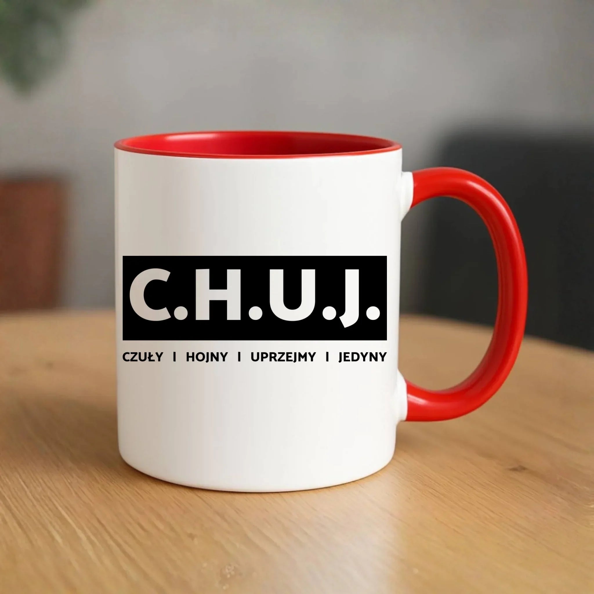 Kubek - prezent dla kolegi na Dzień Chłopaka przyjaciela - C.H.U.J. - bez cenzury DCH12 - StoryCups.pl