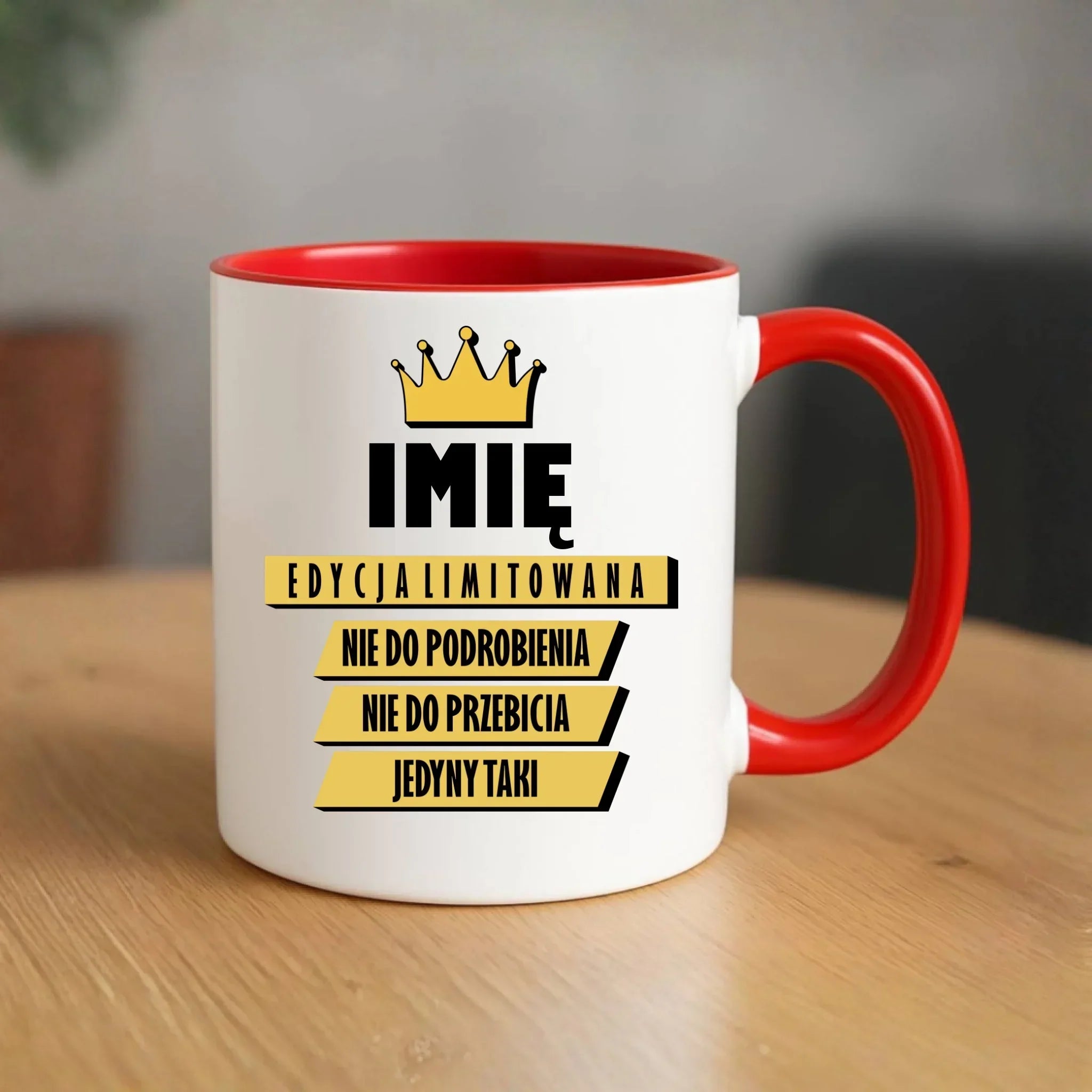 Kubek - Edycja Limitowana prezent dla niego - personalizowany DCH03 - StoryCups.pl