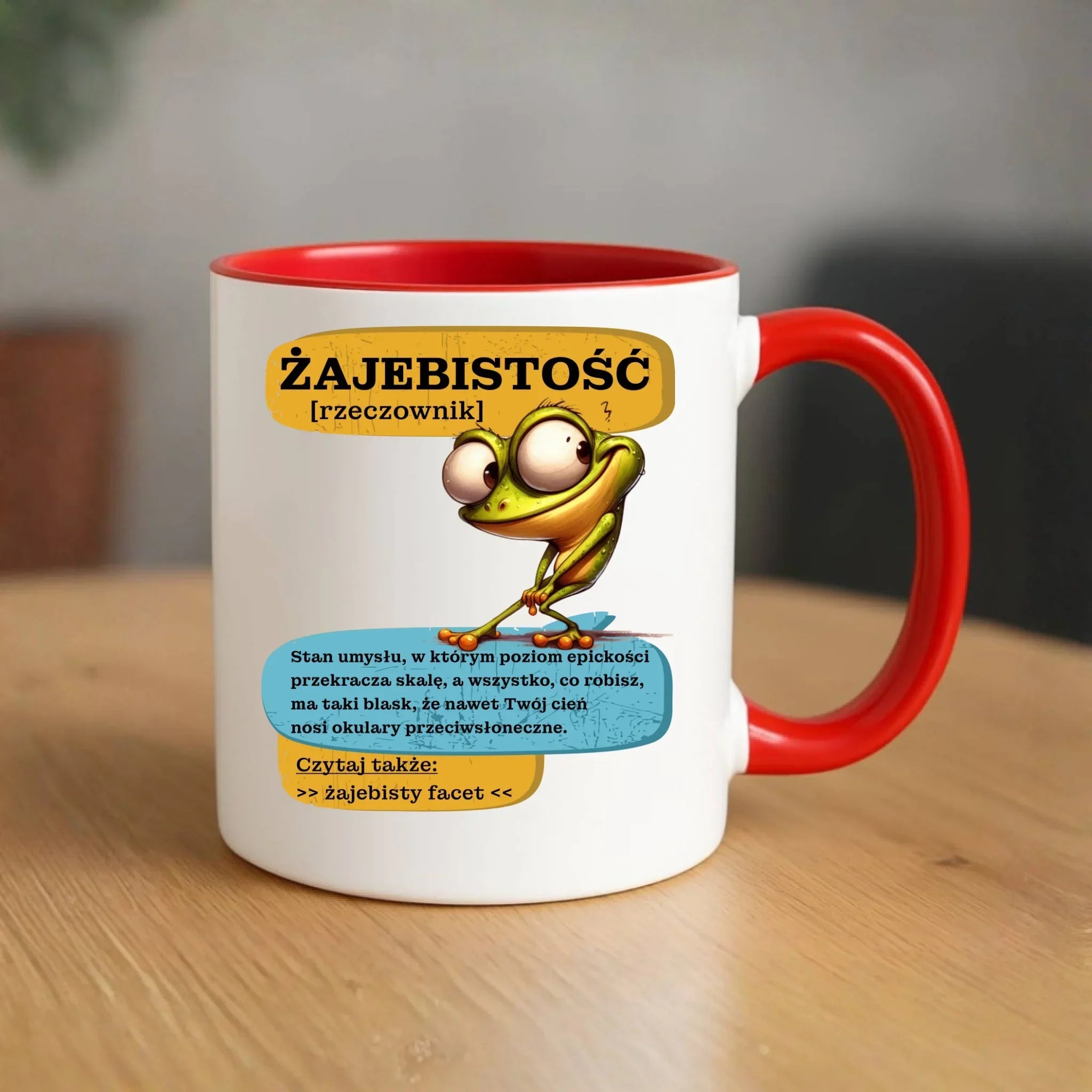 Kubek - Żajebistość [rzeczownik] prezent na Dzień Chłopaka DCH06 - StoryCups.pl