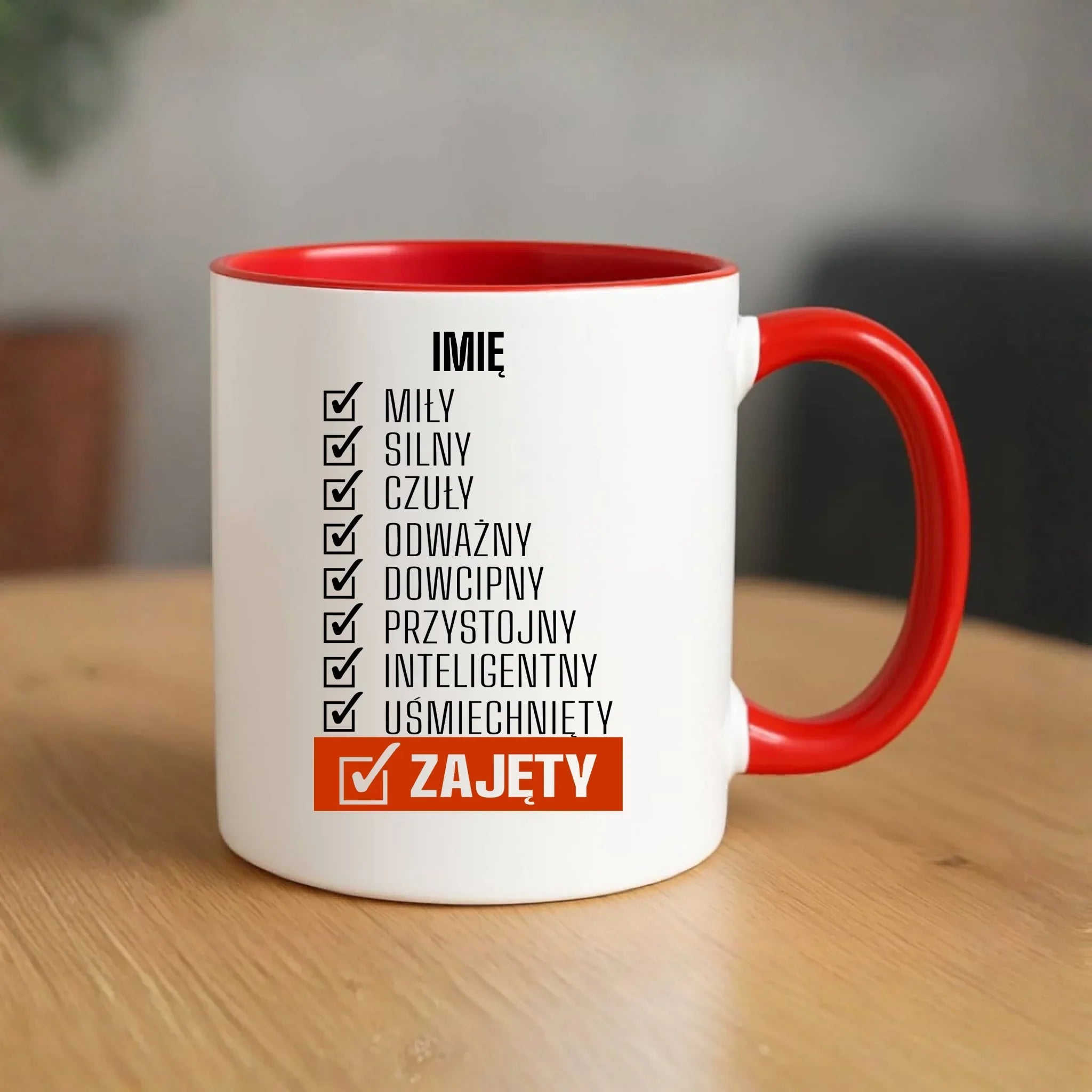 Kubek - Zajęty prezent dla chłopaka męża narzeczonego - personalizowany DCH05 - StoryCups.pl